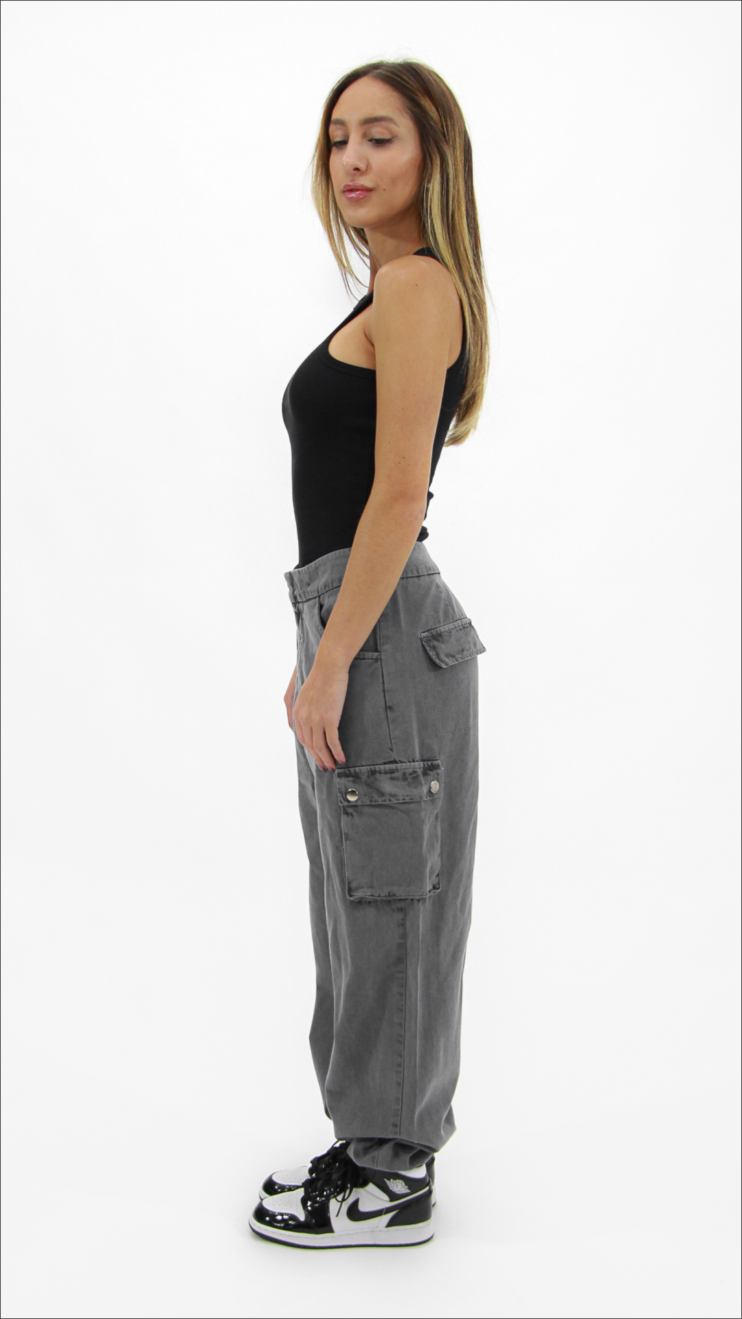CALÇA CARGO HYPE CINZA