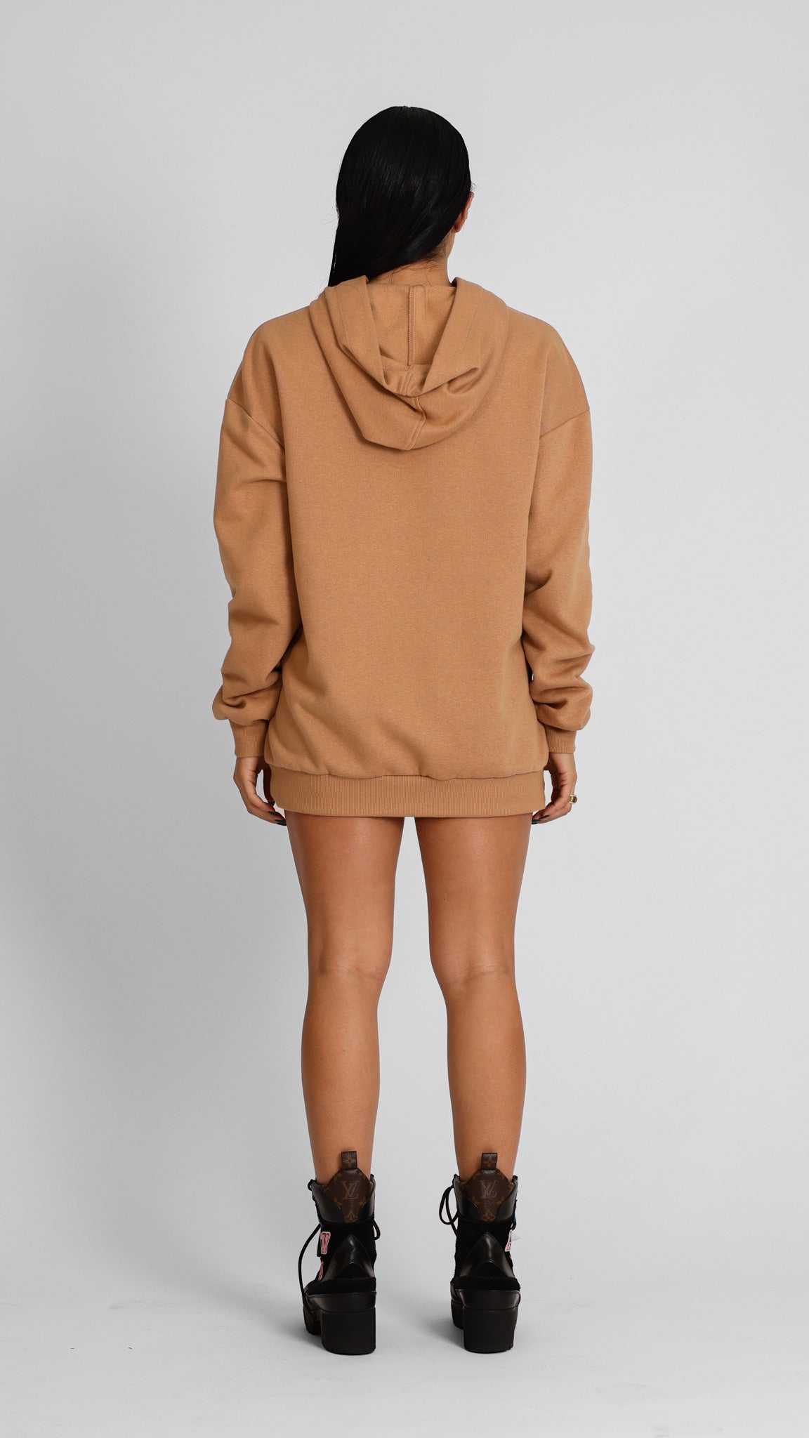 BLUSA MOLETOM OVERSIZED BEGE