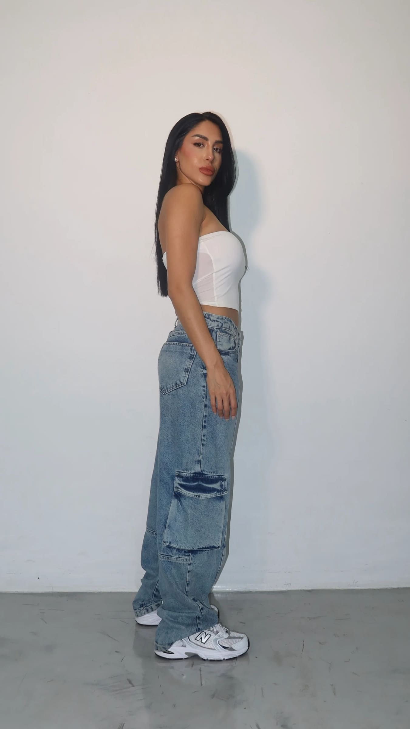 CALÇA JEANS SKATER BLUE WASH