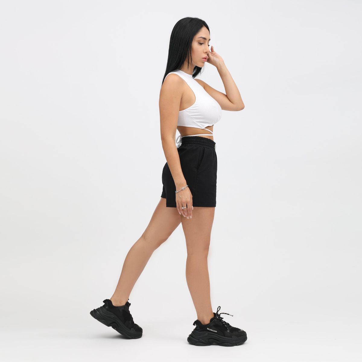 SHORTS SPORT PRETO