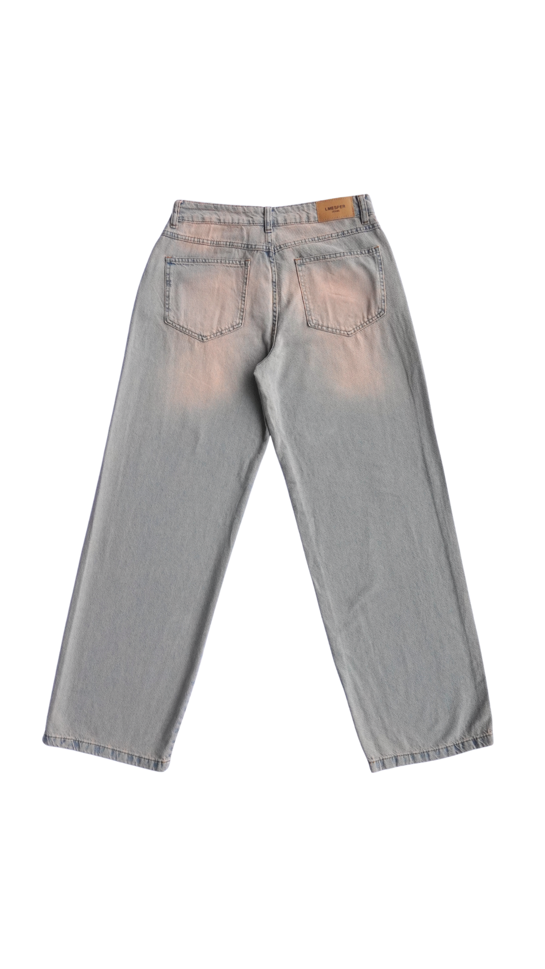 CALÇA JEANS OVERSIZED VINTAGE BLUSH