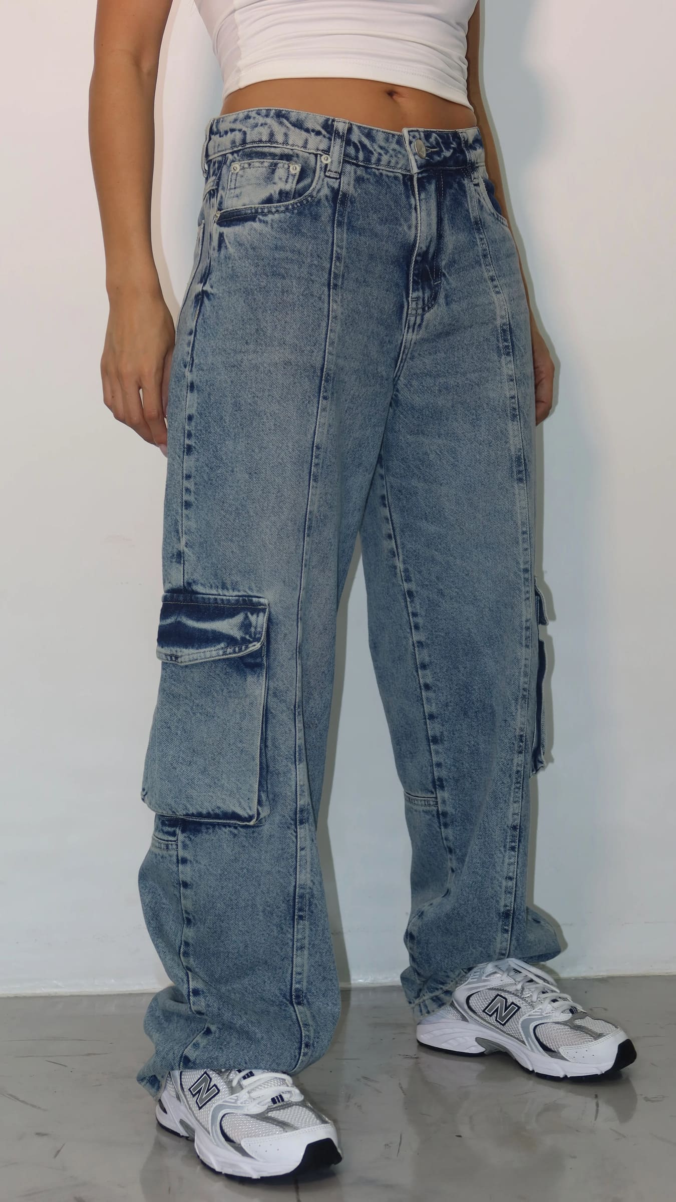 CALÇA JEANS SKATER BLUE WASH
