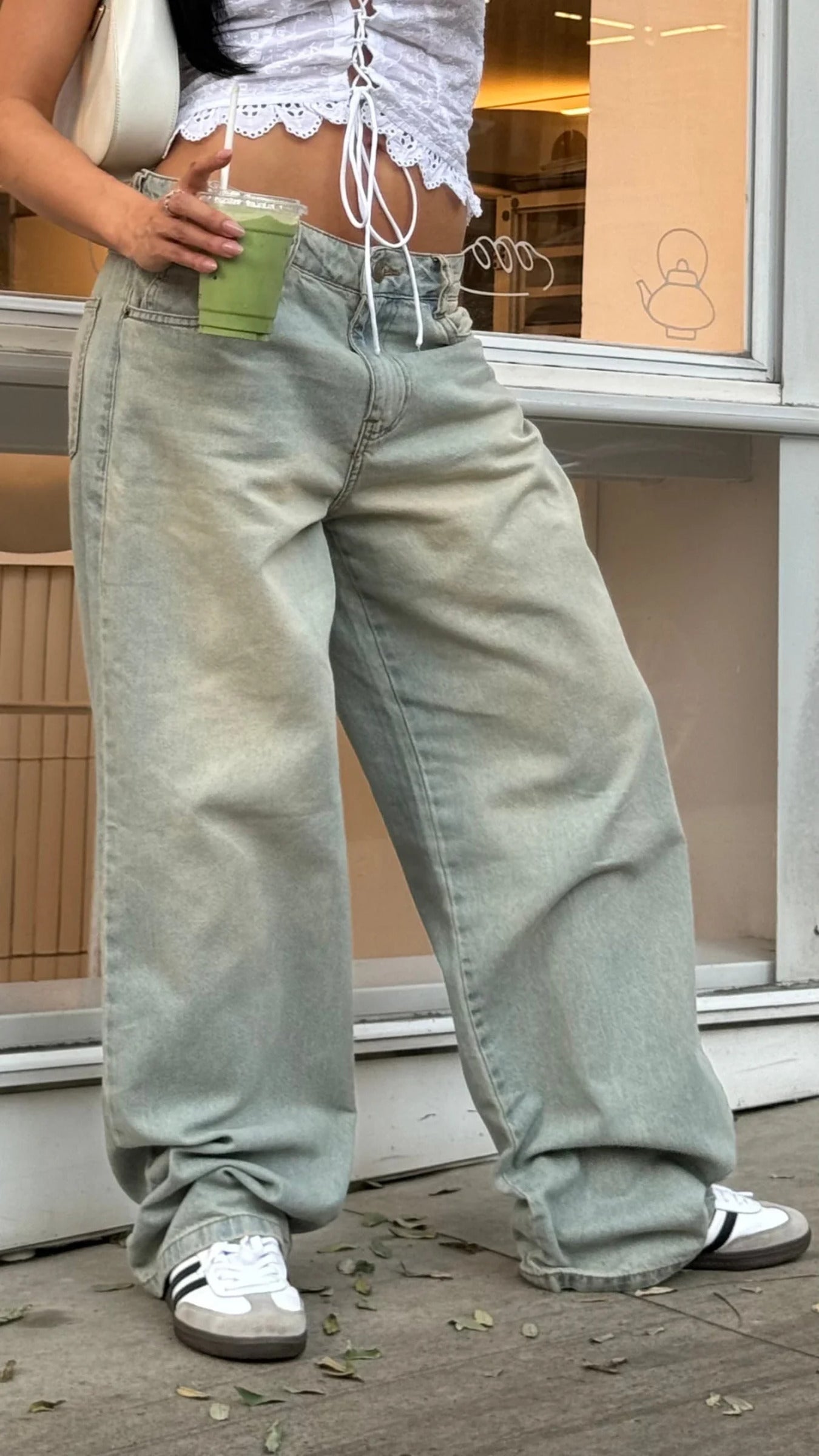 CALÇA JEANS OVERSIZED Y2K CLARA