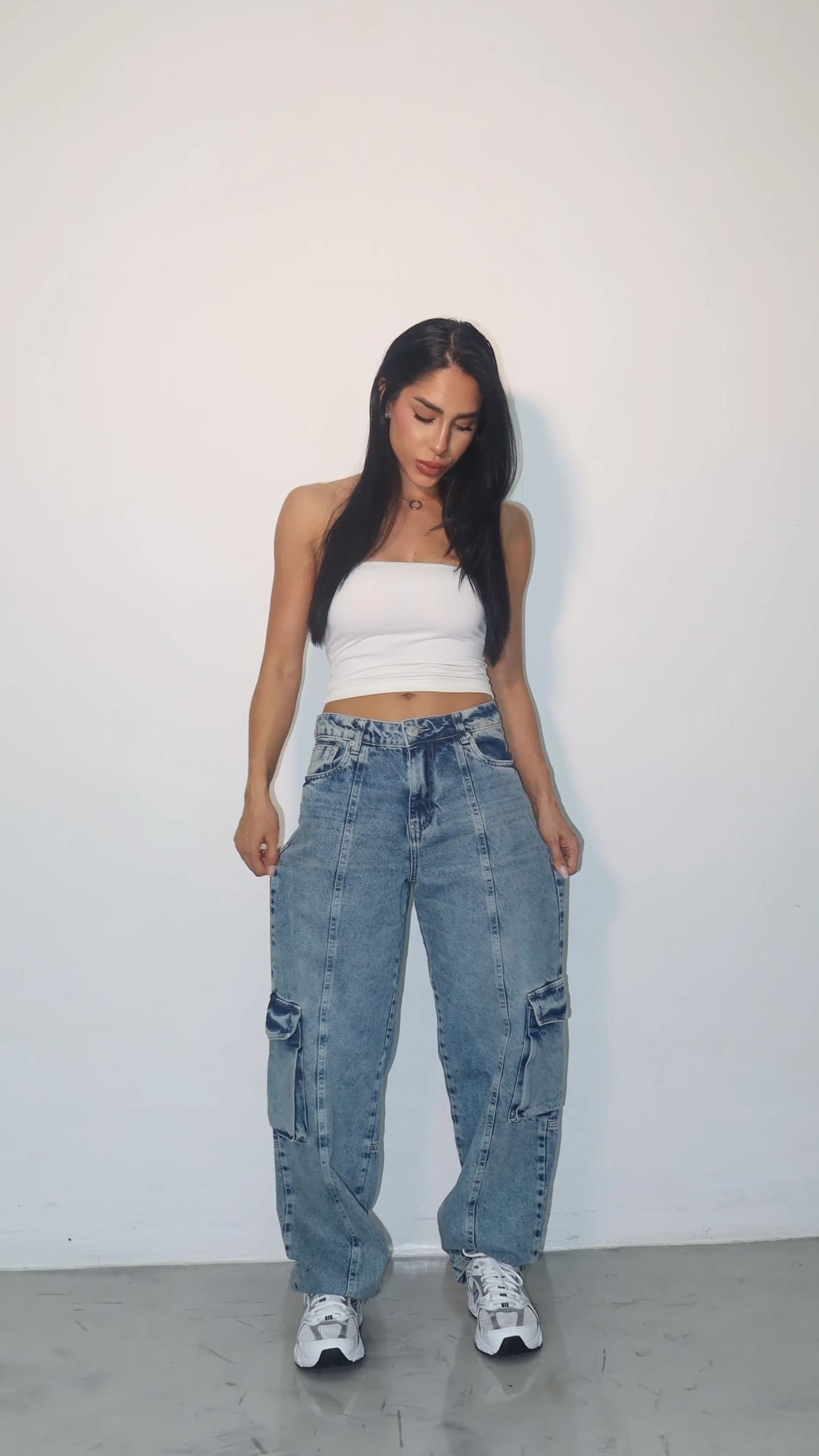 CALÇA JEANS SKATER BLUE WASH