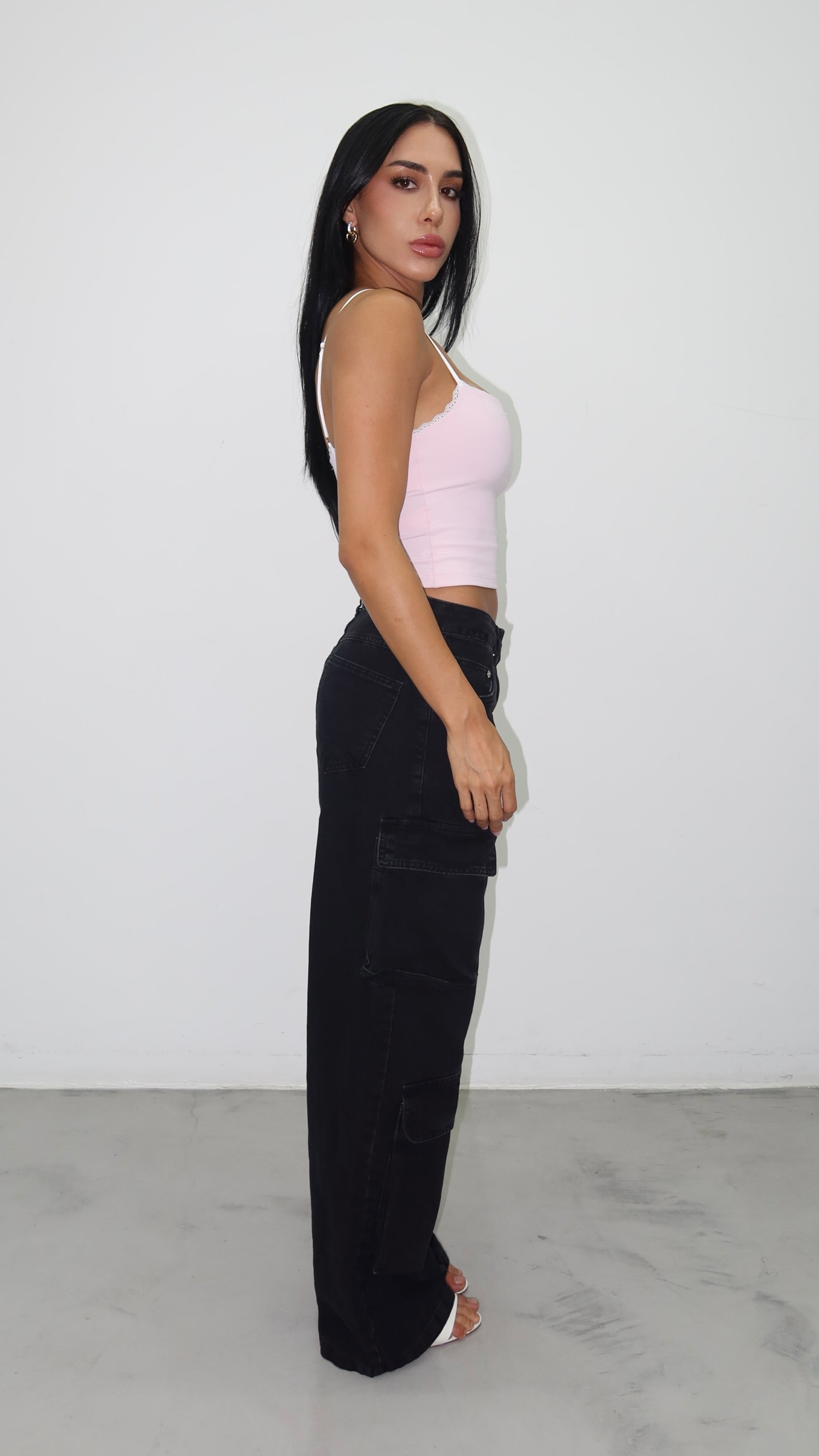 CALÇA JEANS POCKET BLACK