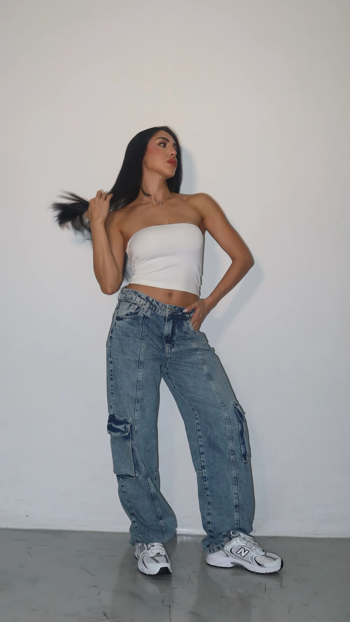 CALÇA JEANS SKATER BLUE WASH