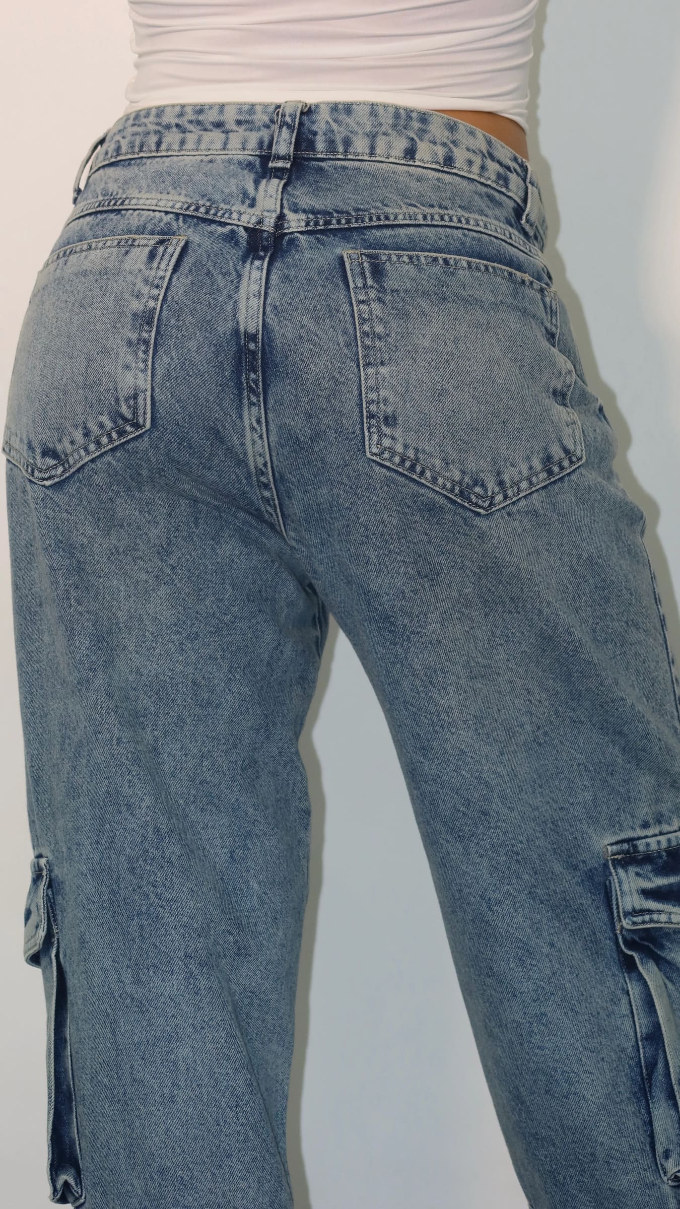 CALÇA JEANS SKATER BLUE WASH