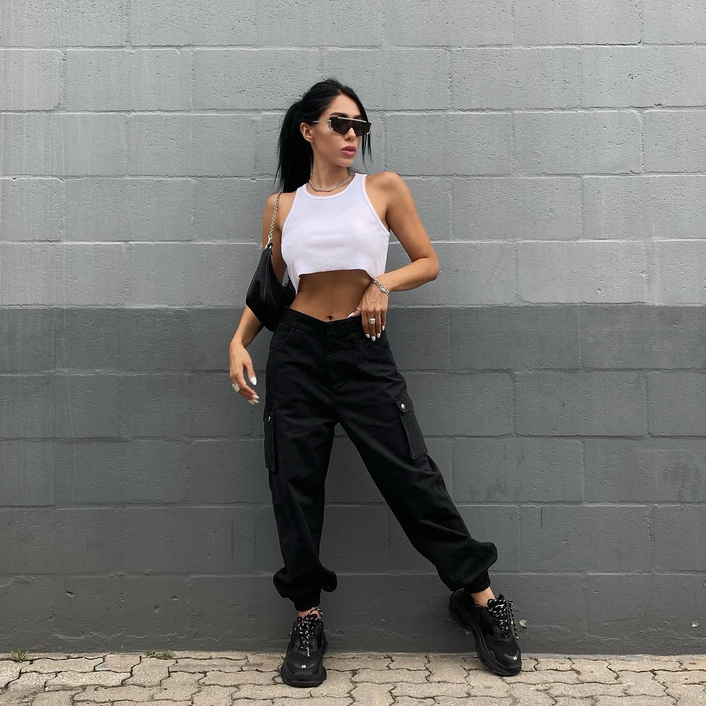 CALÇA CARGO HYPE PRETA