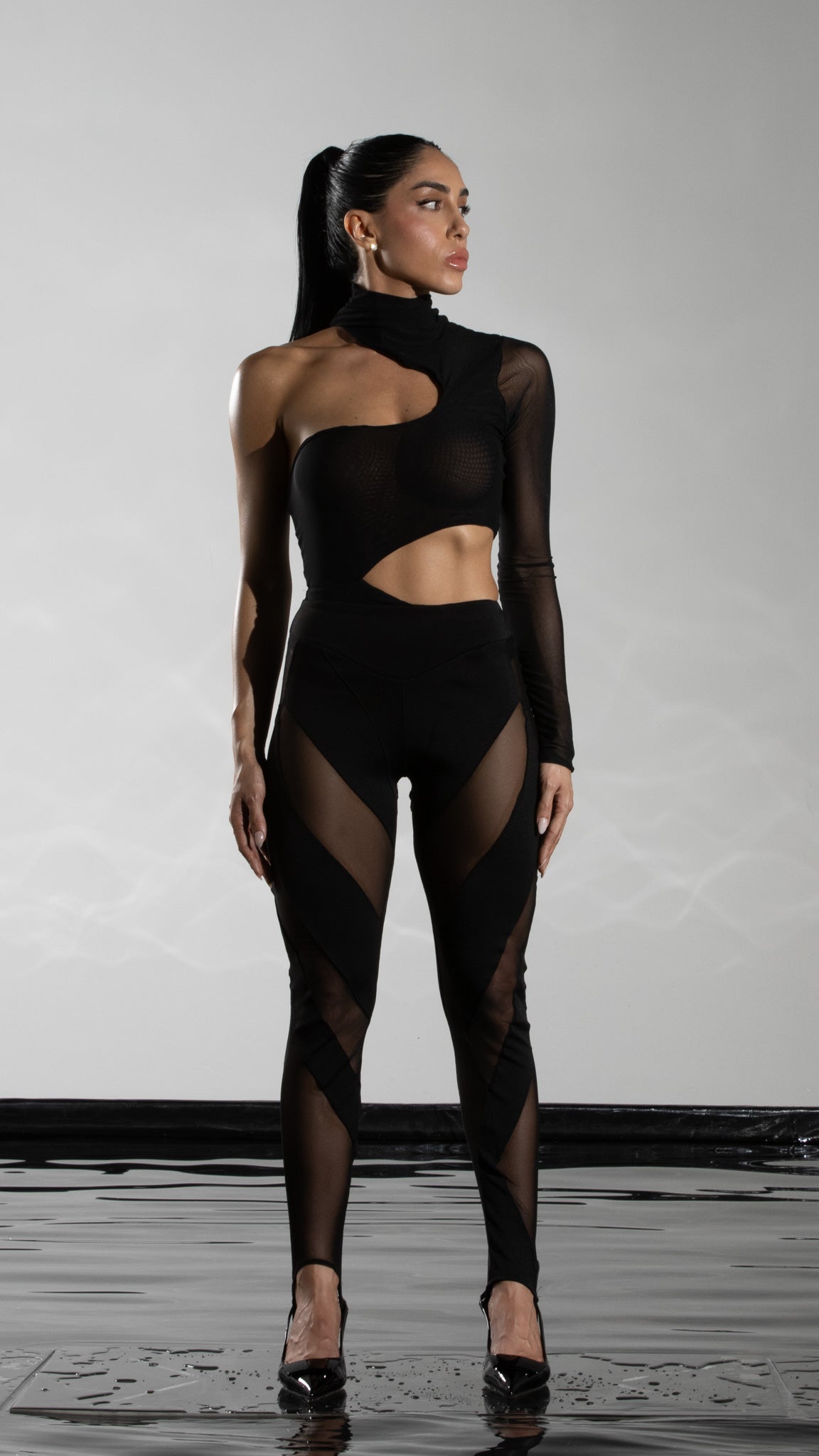 CALÇA MESH LEGGING