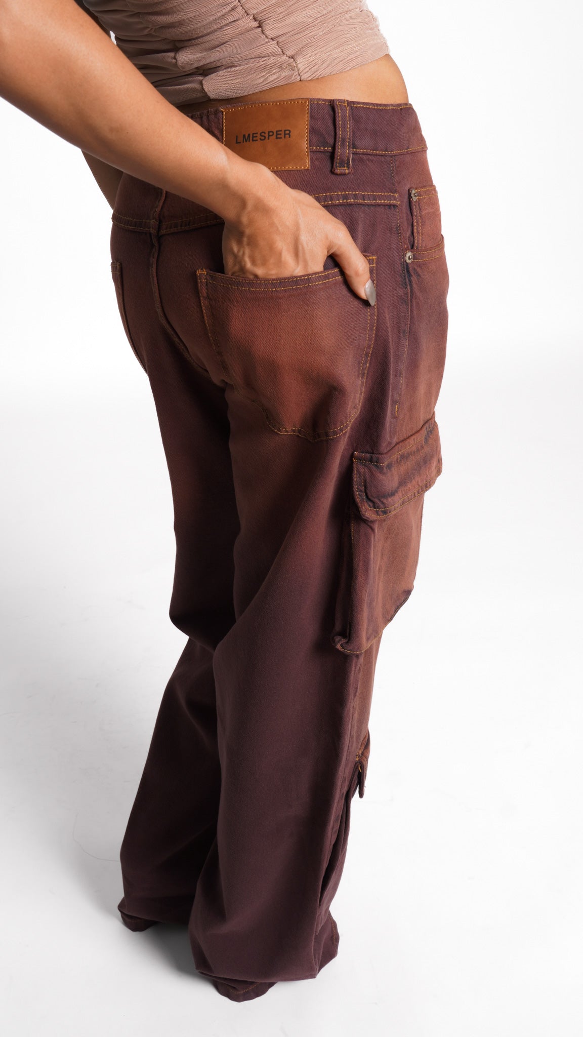 CALÇA JEANS POCKET CINNAMON