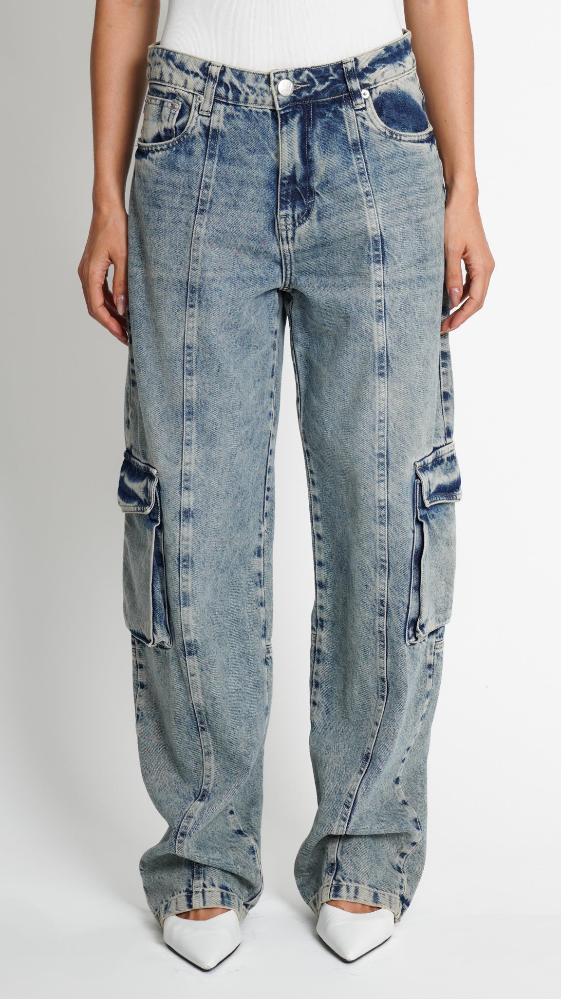 CALÇA JEANS SKATER BLUE WASH