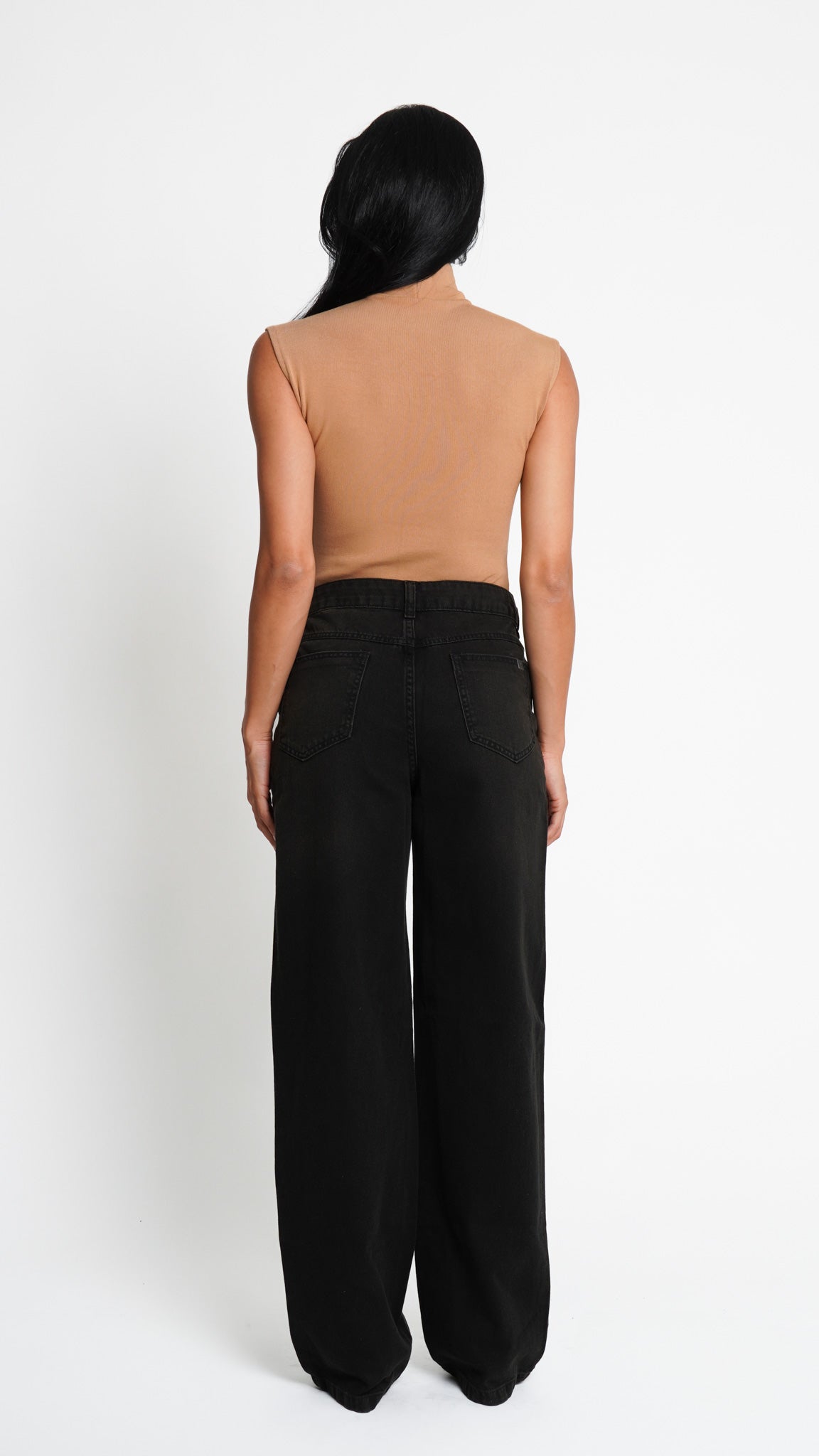 CALÇA JEANS RETA BLACK