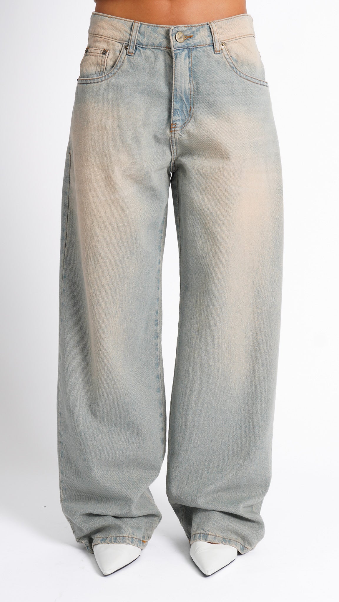 CALÇA JEANS OVERSIZED Y2K