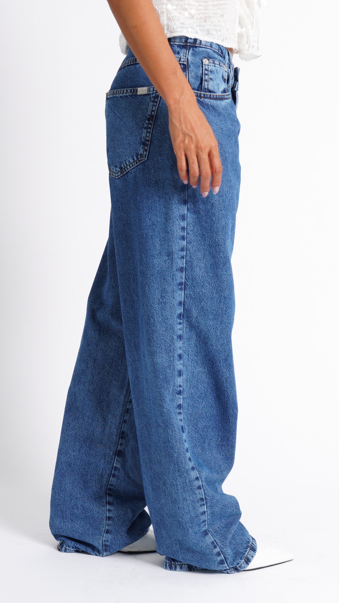 CALÇA JEANS OVERSIZED CLASSIC