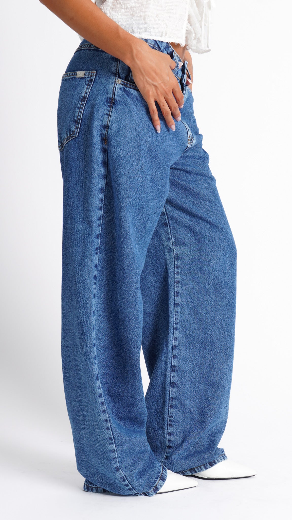 CALÇA JEANS OVERSIZED CLASSIC