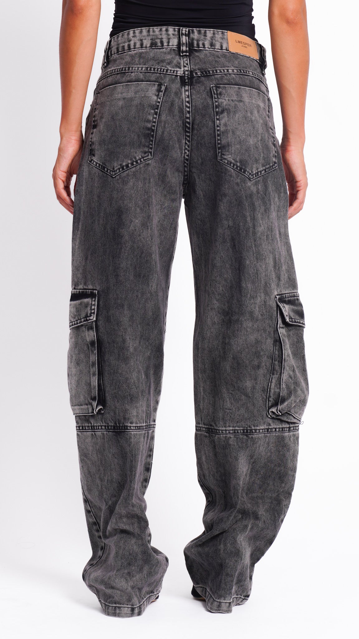 CALÇA JEANS SKATER CHUMBO