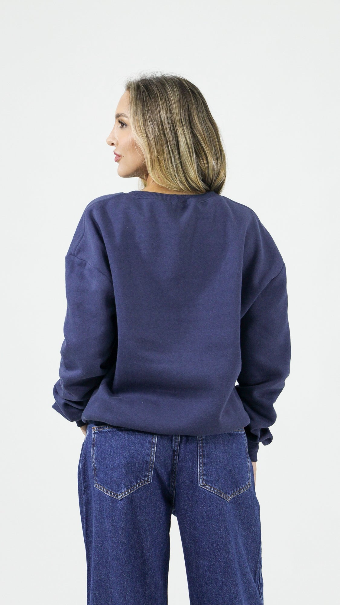 BLUSA MOLETOM MARINHO