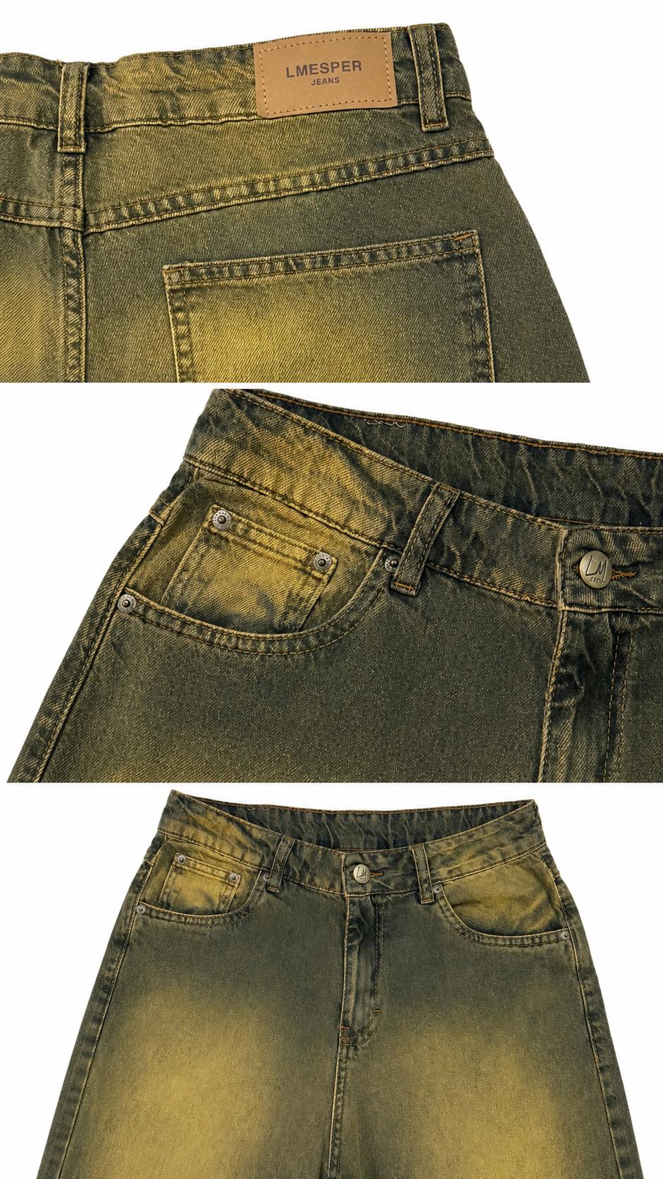 CALÇA JEANS OVERSIZED BRASIL