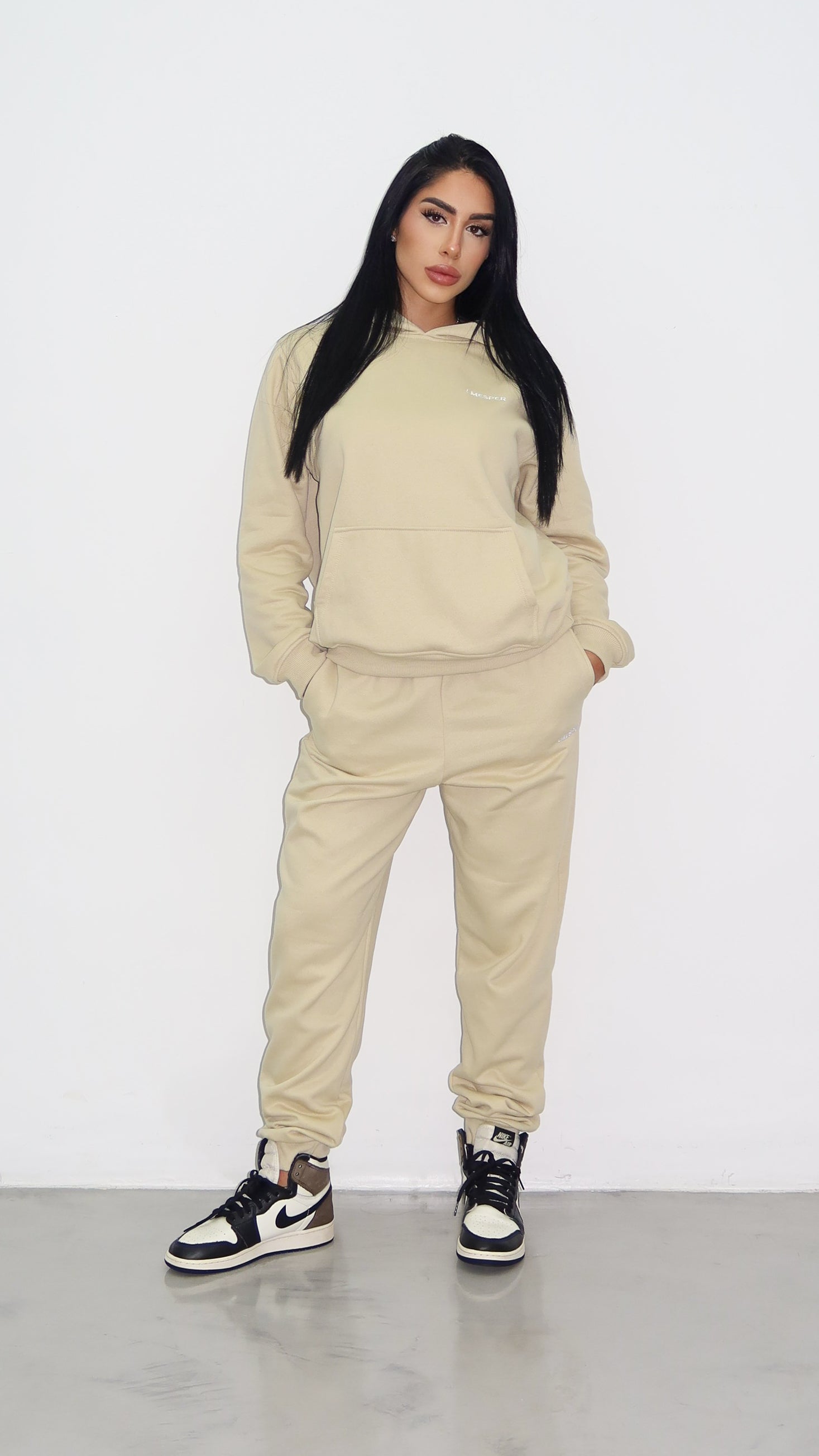 CALÇA MOLETOM URBAN CREME