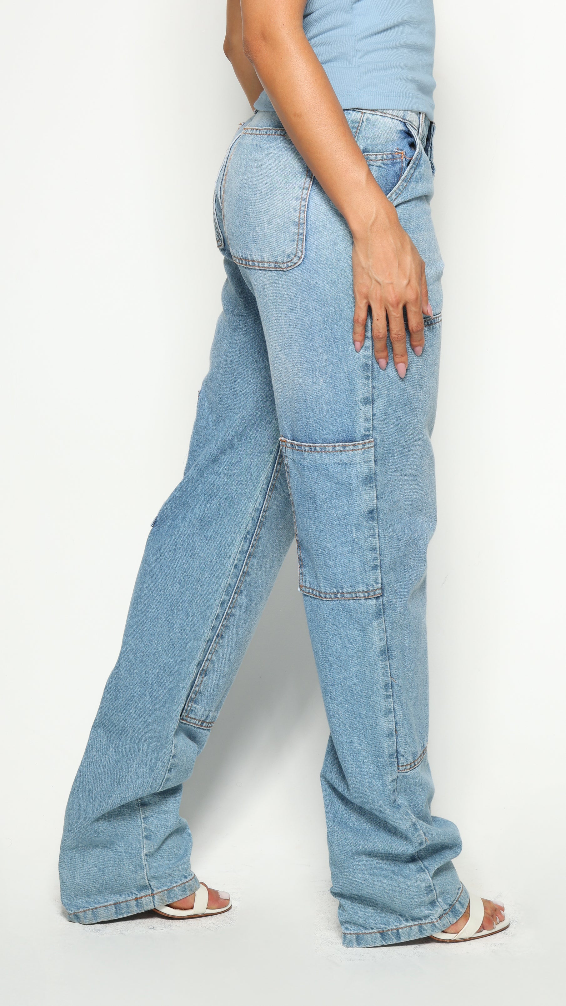 CALÇA JEANS URBAN BLUE DENIM