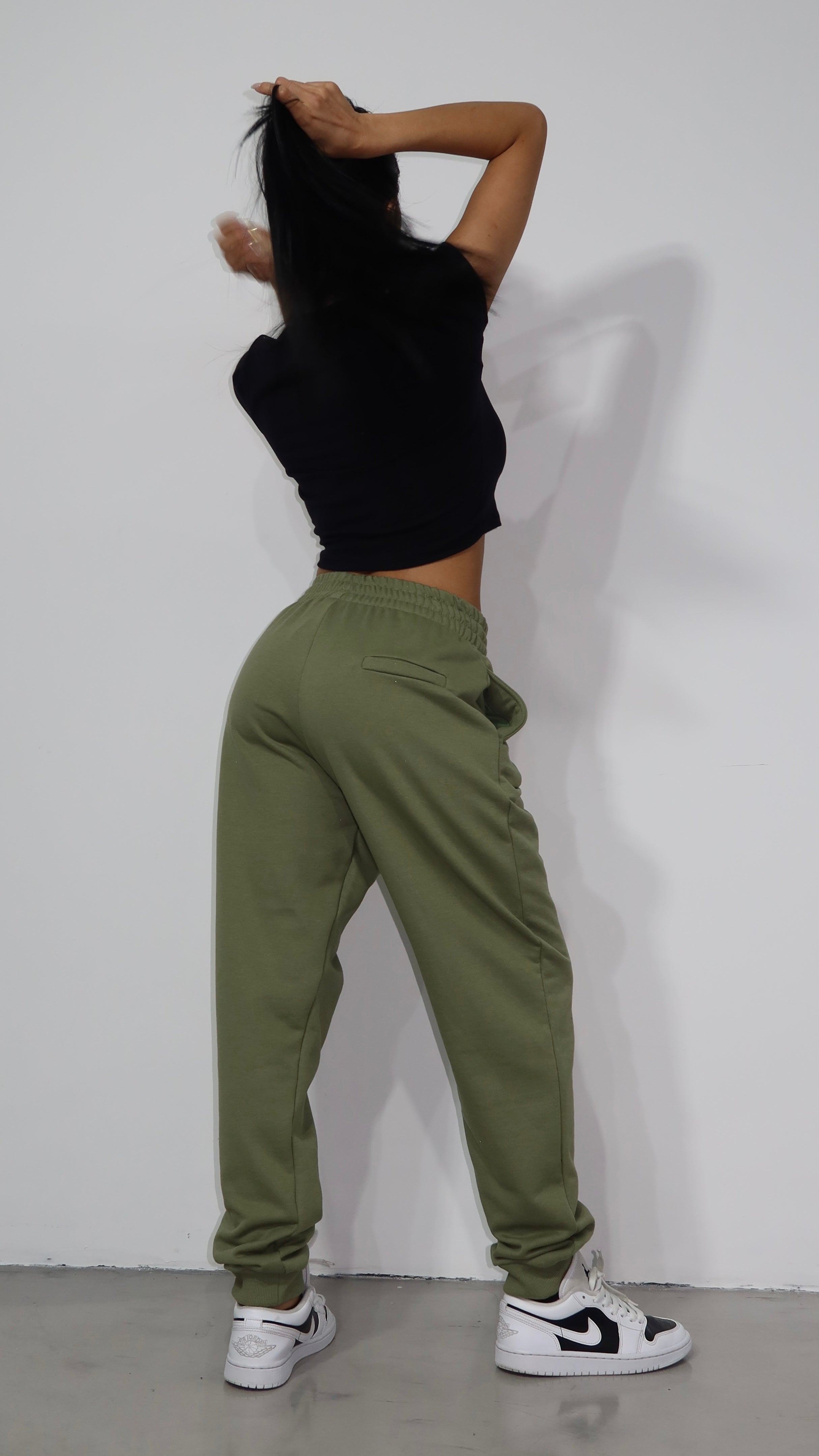 CALÇA MOLETOM URBAN VERDE OLIVA