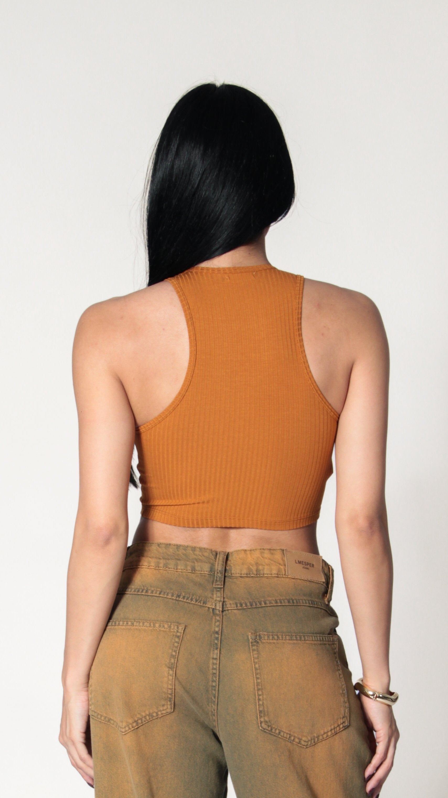 CROPPED REGATA CANELADO NUDE