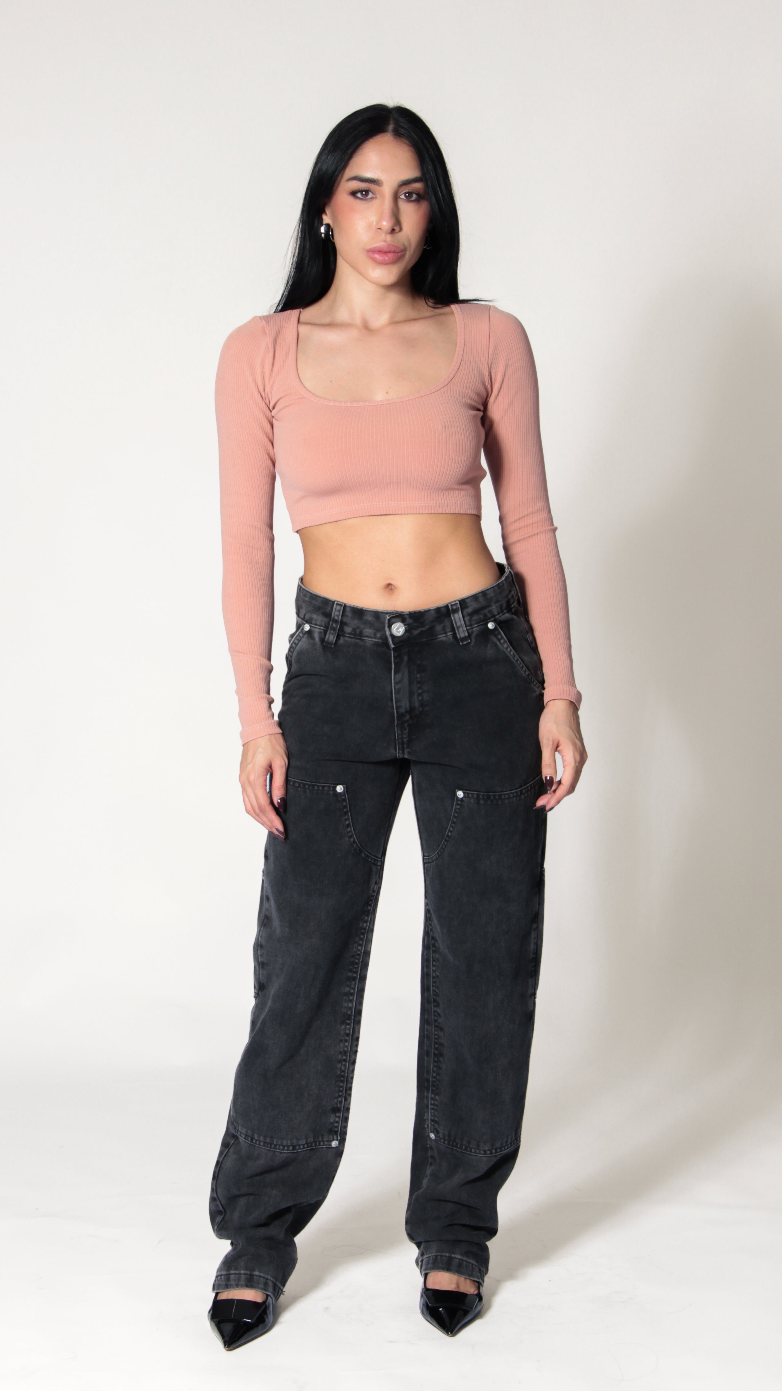 CALÇA JEANS URBAN BLACK DENIM