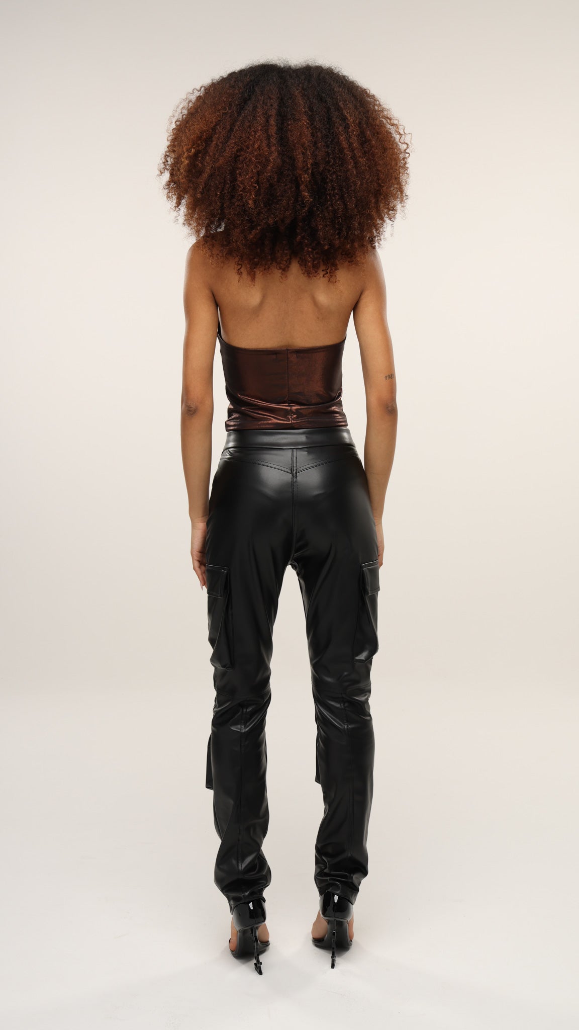 CALÇA COURO POCKET