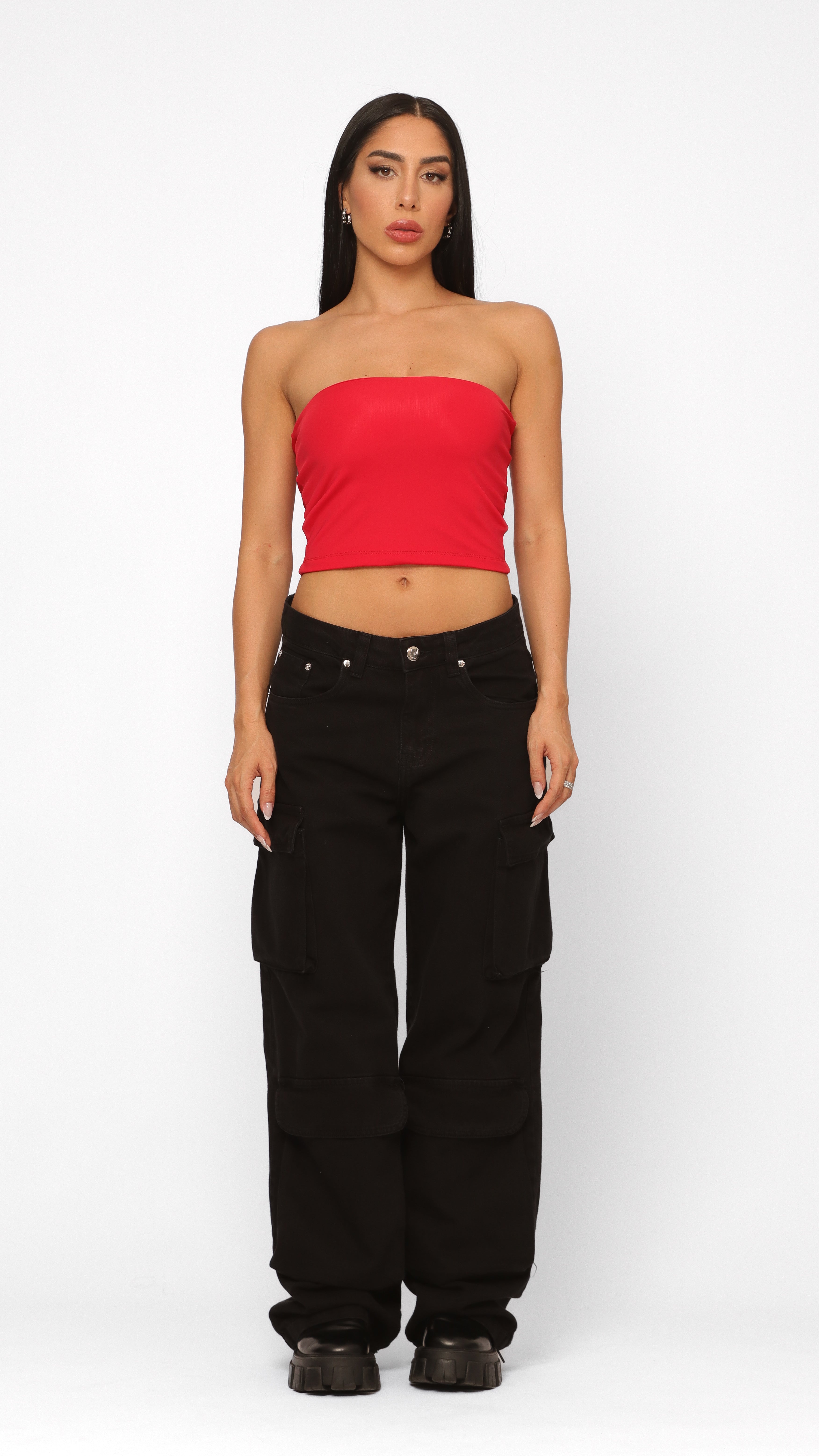 TUBE TOP VERMELHO