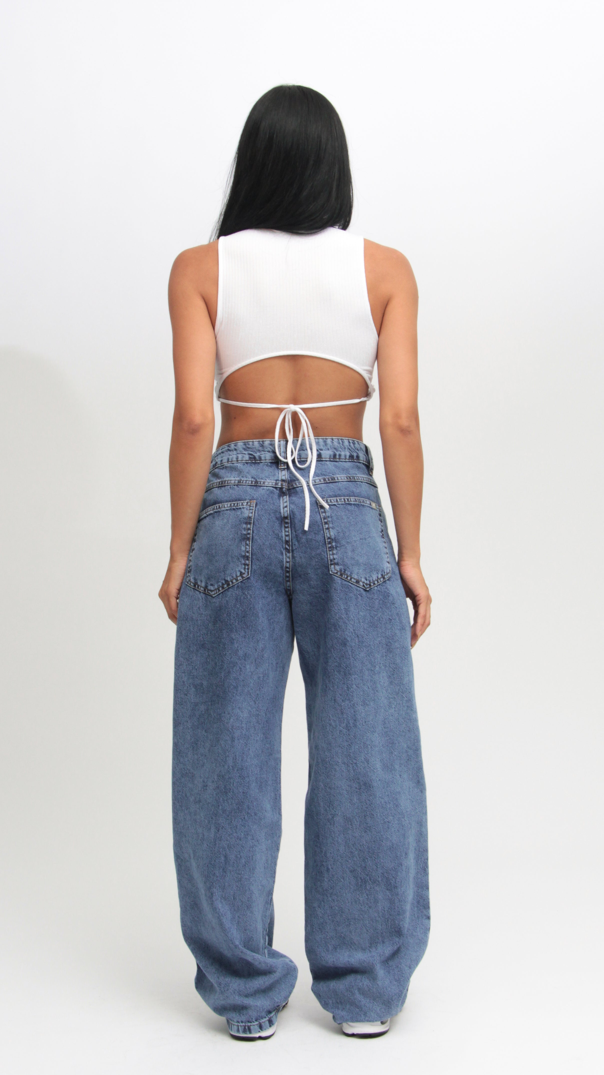 CROPPED MANHATTAN BRANCO