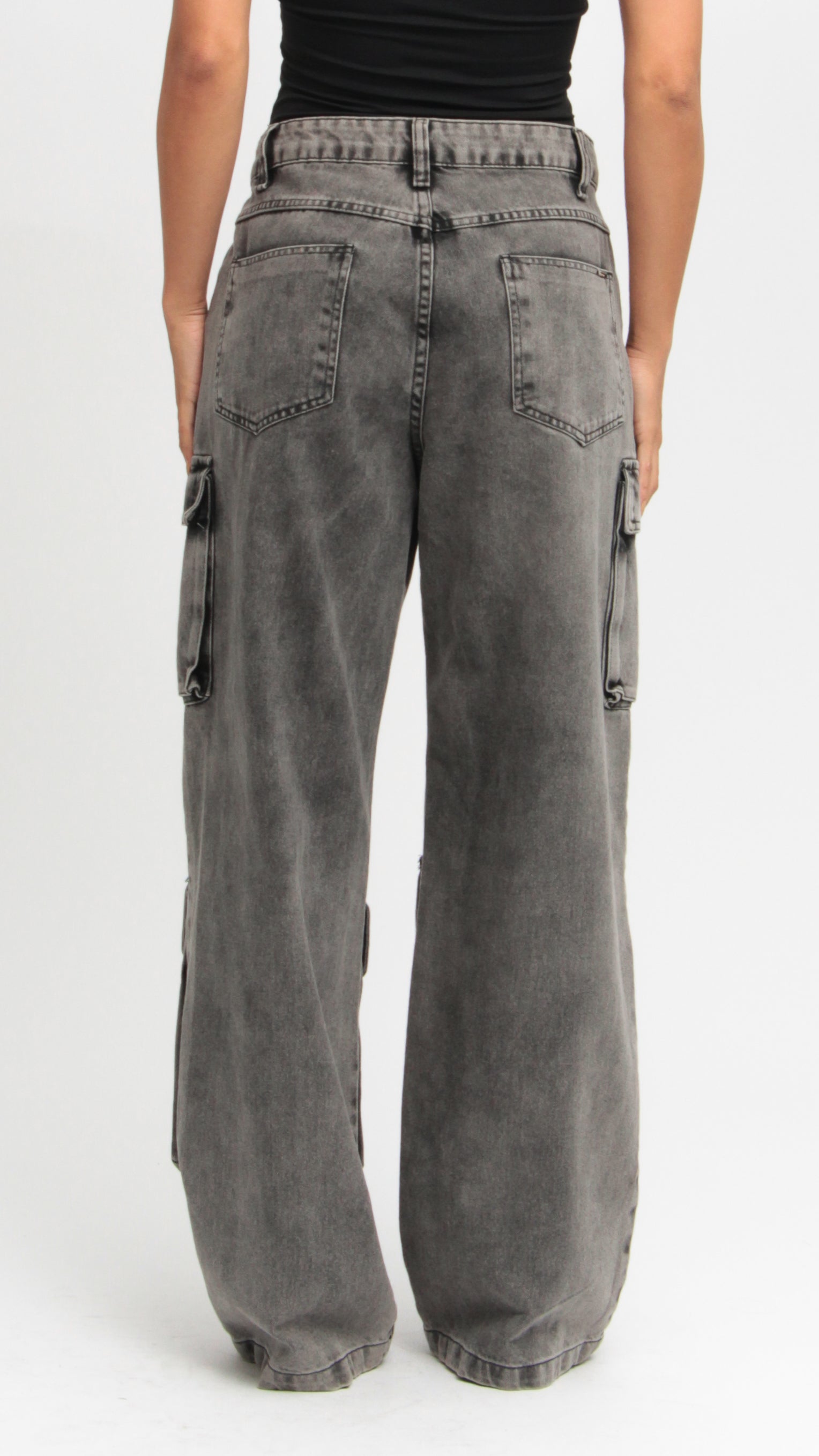 CALÇA JEANS POCKET BLACK ESTONADA