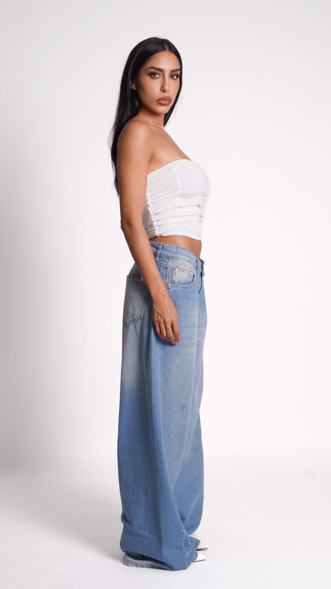 CALÇA JEANS BAGGY BLUE