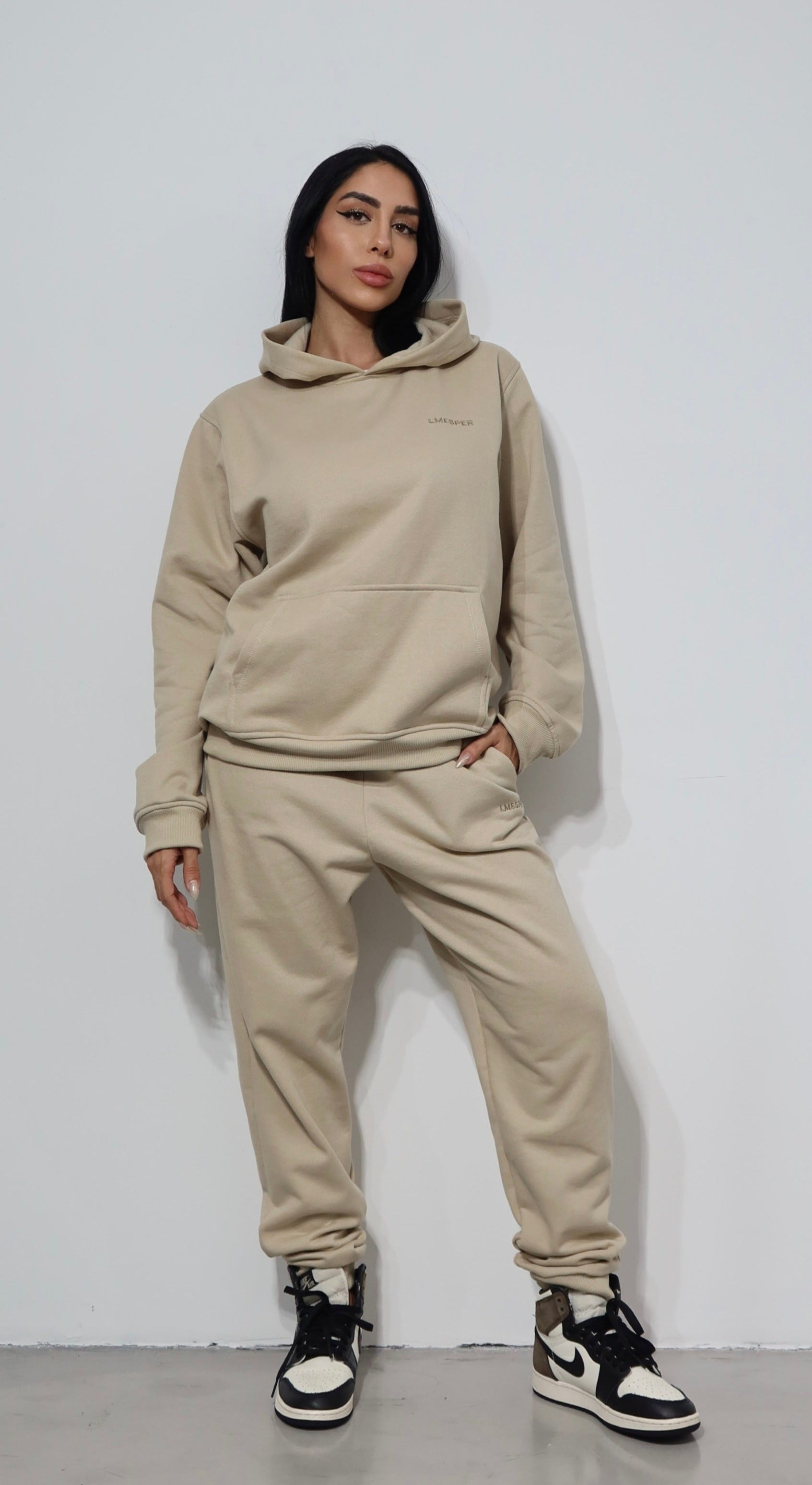 CALÇA MOLETOM URBAN BEGE