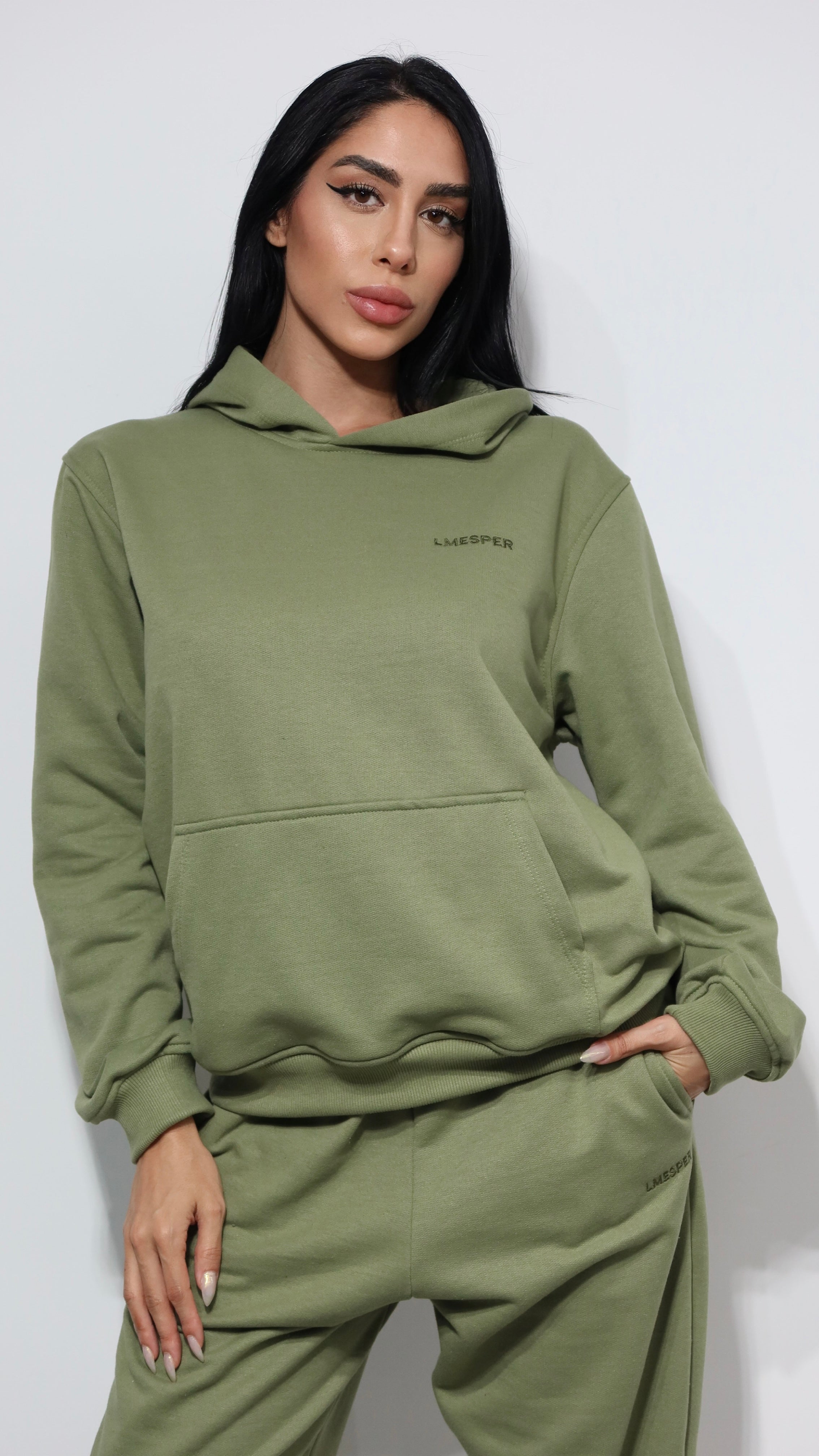 BLUSA MOLETOM URBAN VERDE OLIVA