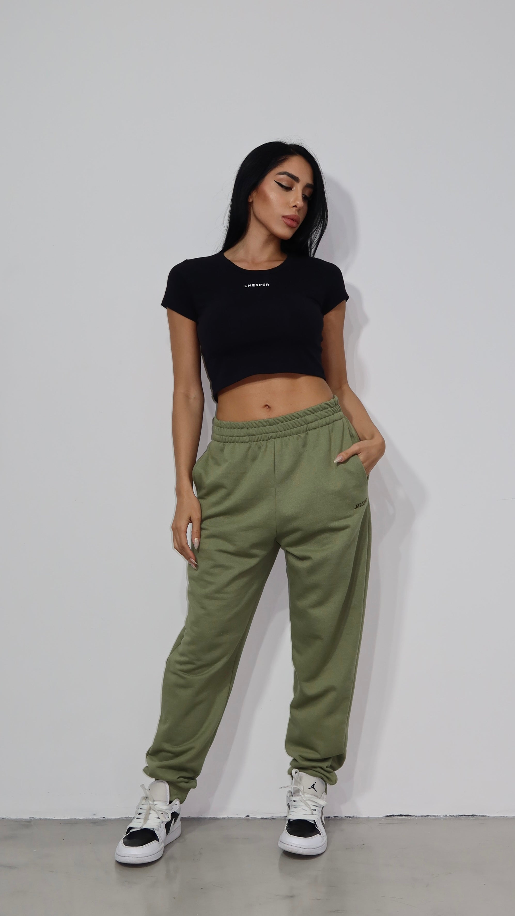 CALÇA MOLETOM URBAN VERDE OLIVA