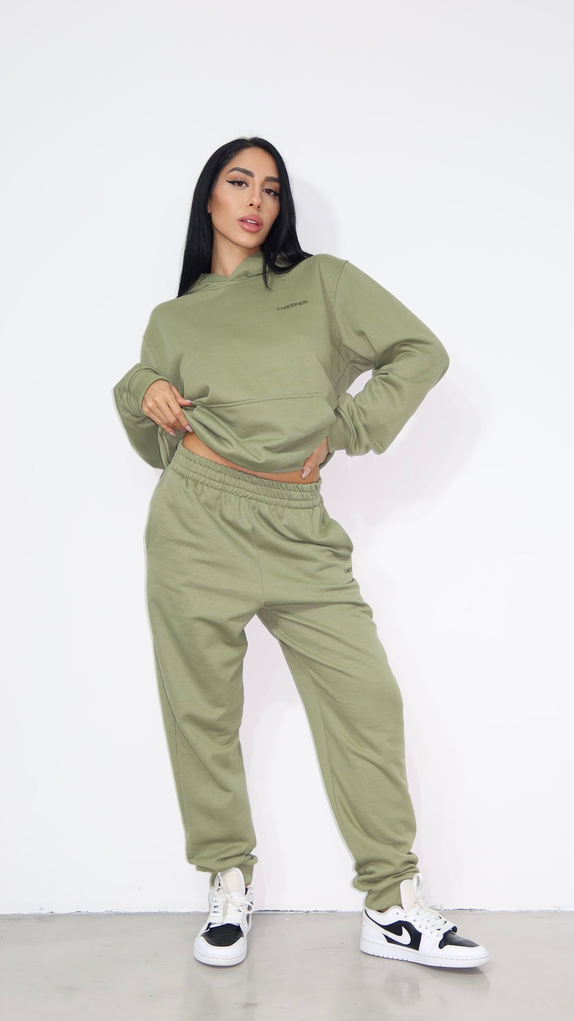 CALÇA MOLETOM URBAN VERDE OLIVA