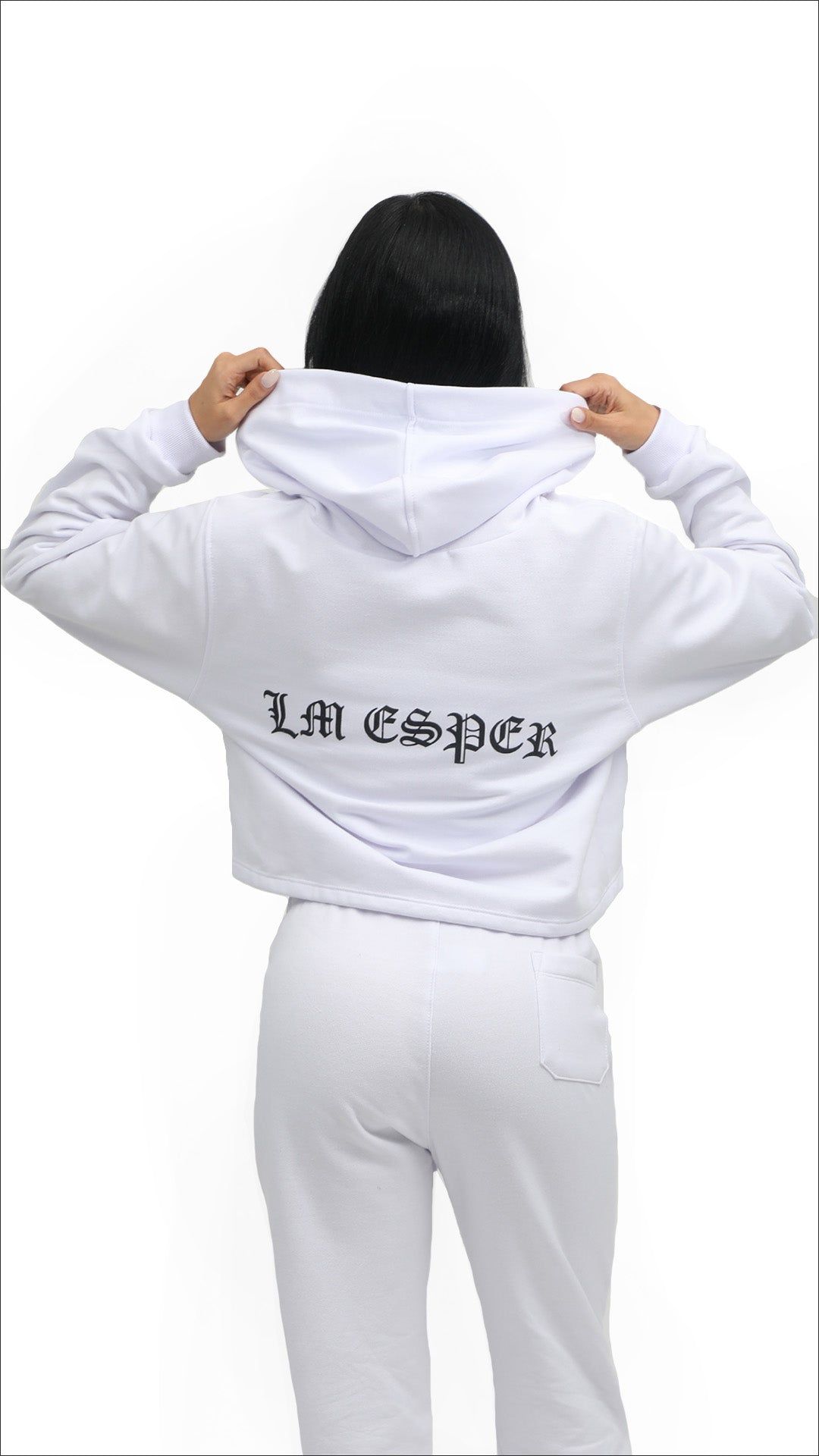 MOLETOM CROPPED ESPER BRANCO