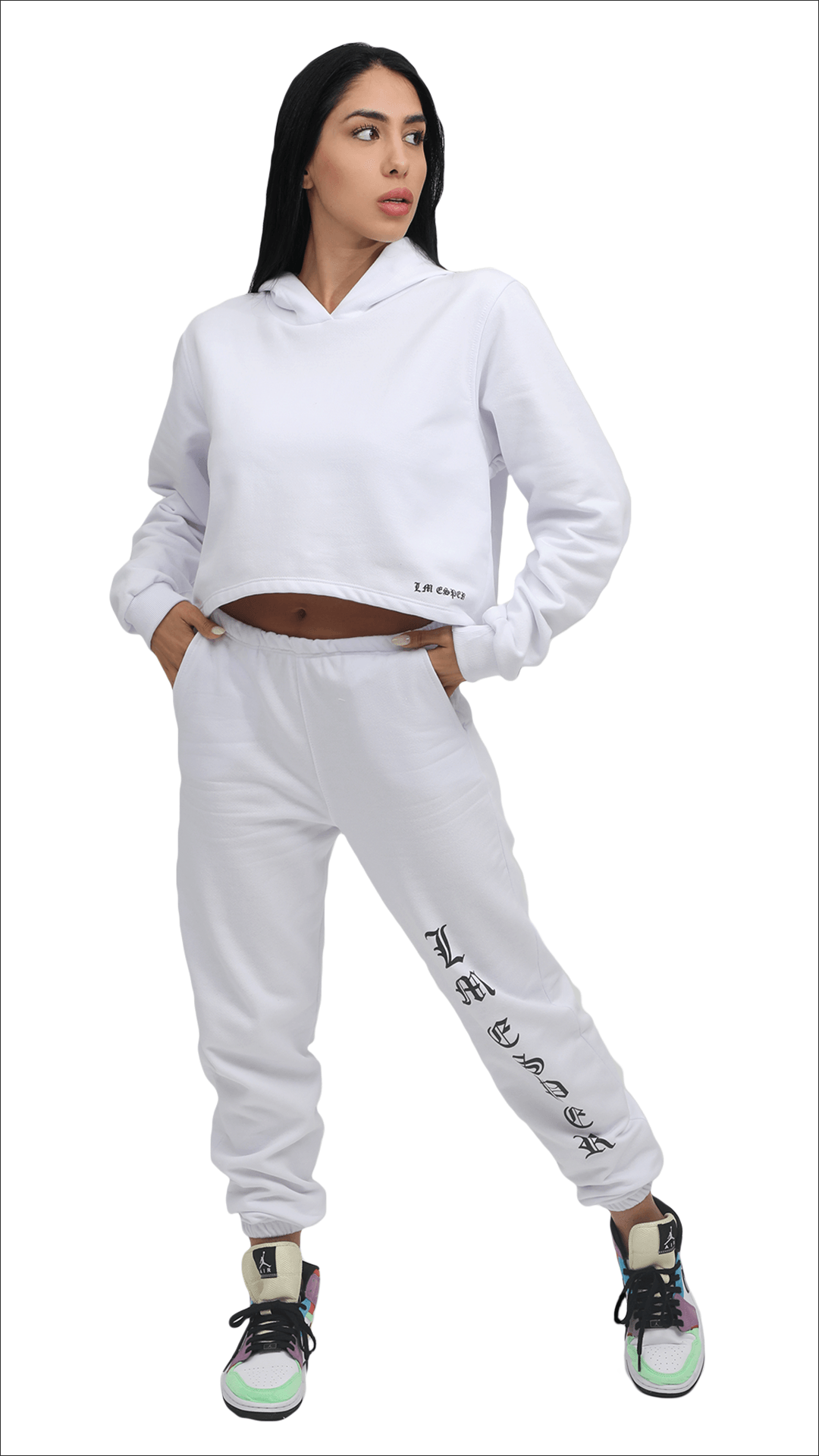 MOLETOM CROPPED ESPER BRANCO