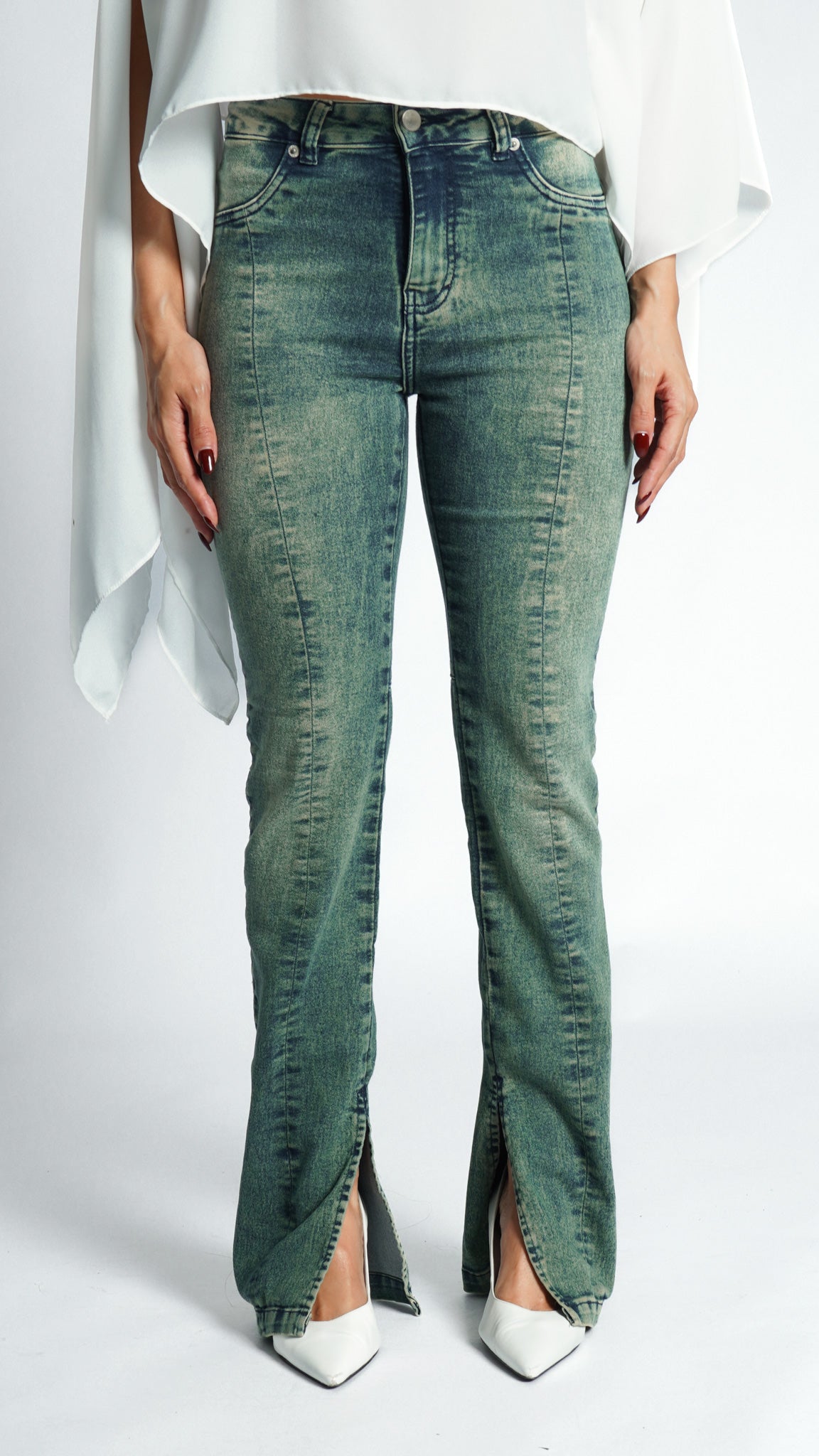CALÇA JEANS BOOTCUT MERMAID