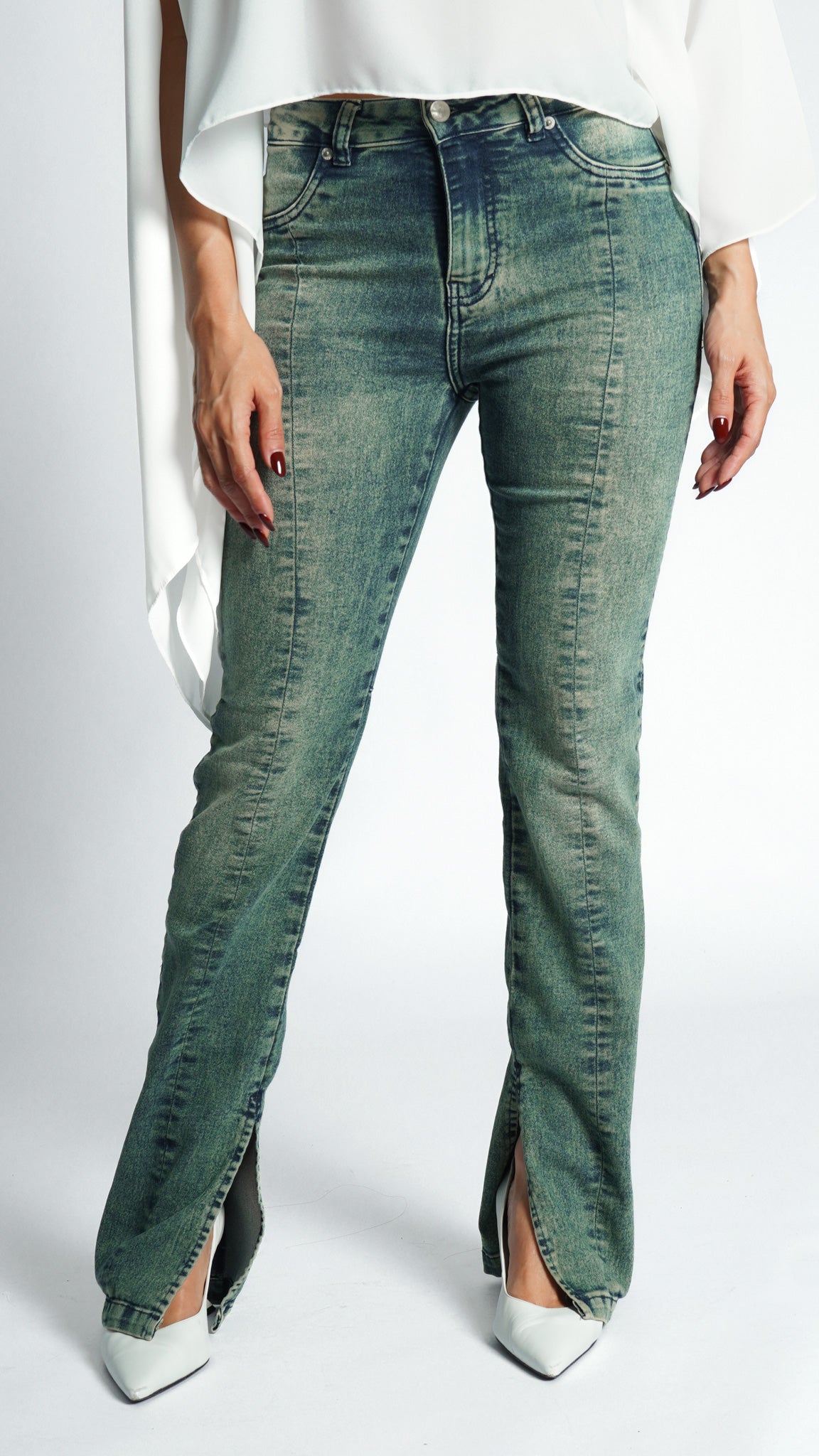 CALÇA JEANS BOOTCUT MERMAID