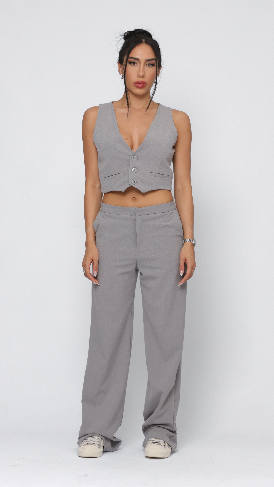 CALÇA ALFAIATARIA ROME GREY