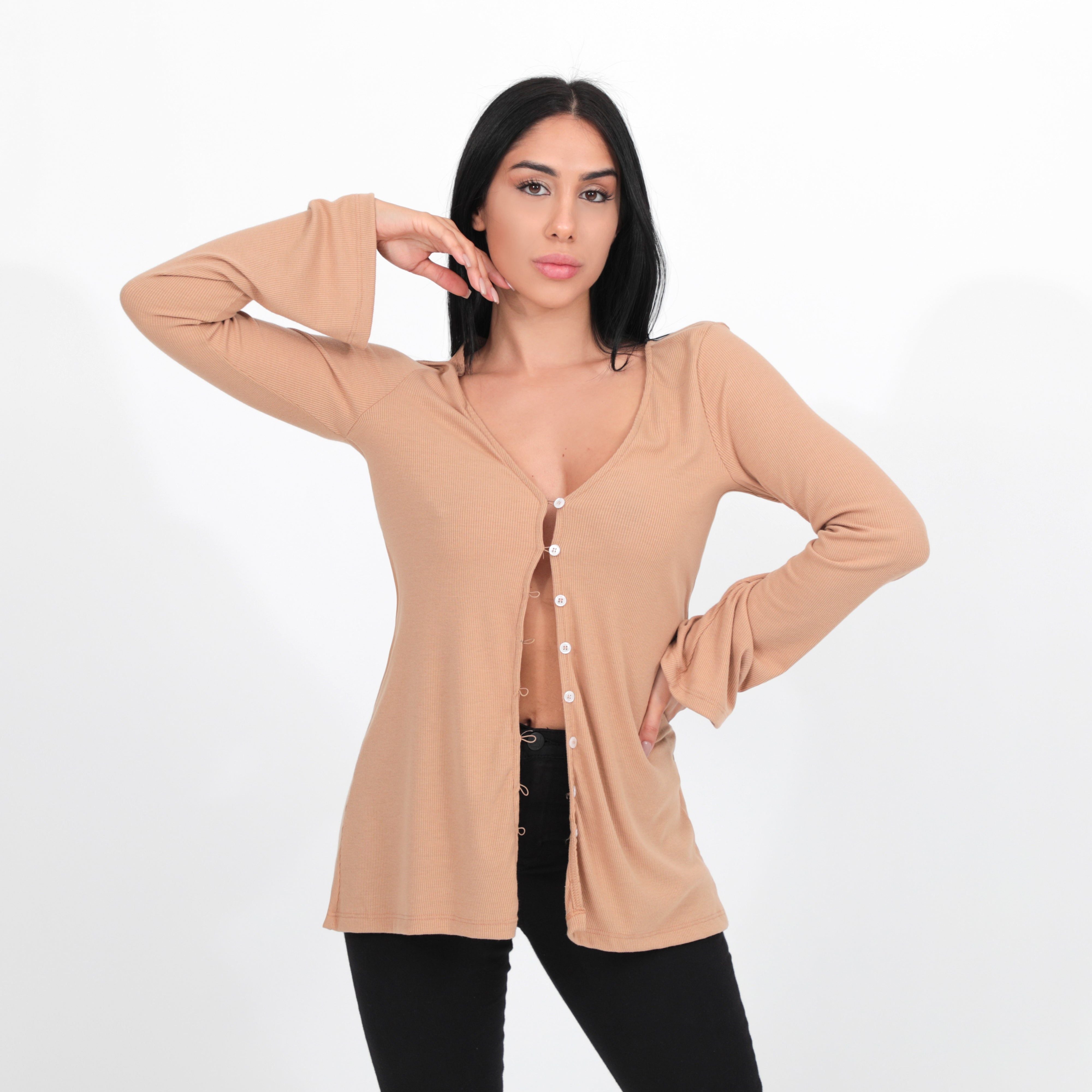 CARDIGAN FLOW NUDE