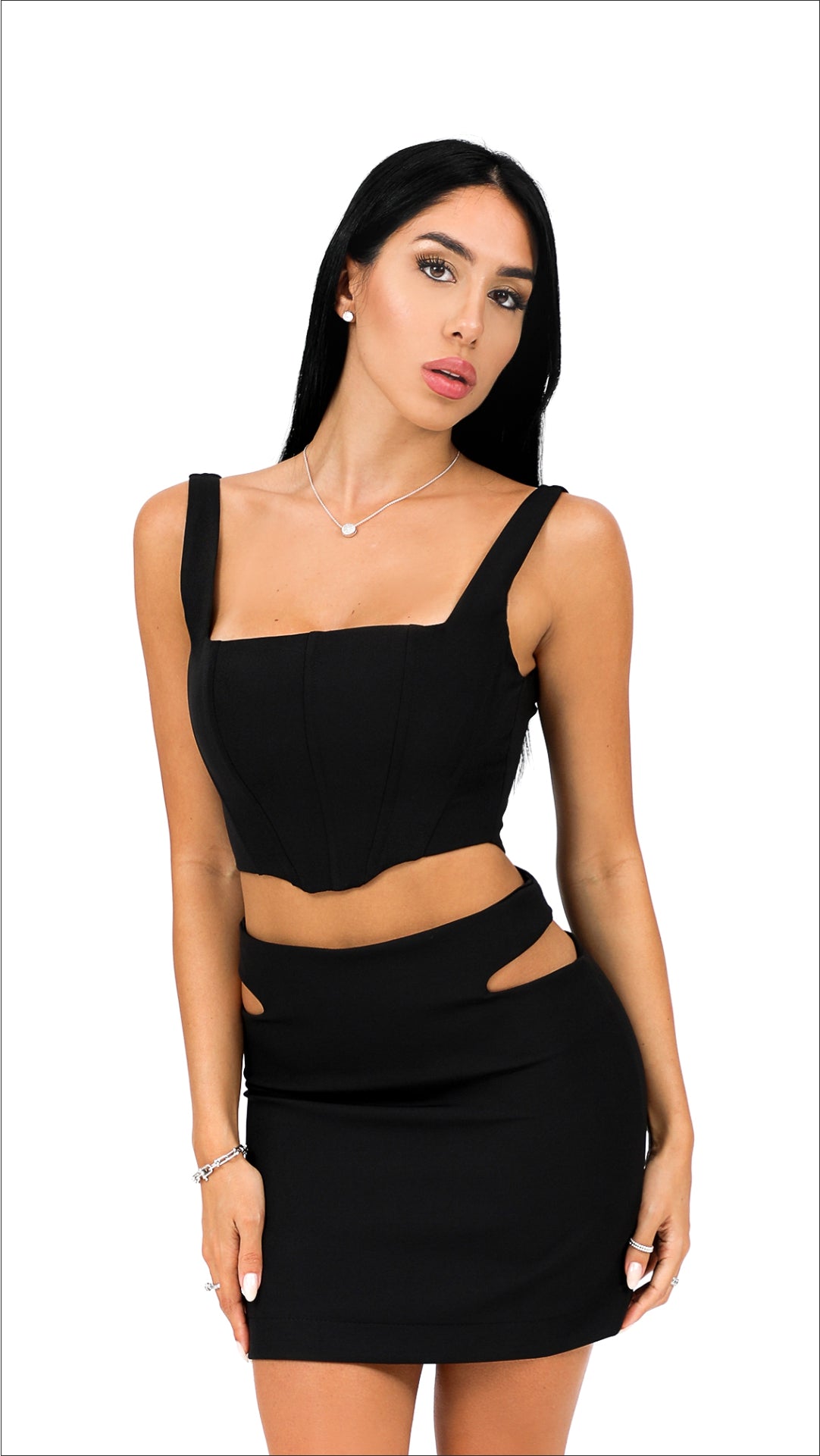 CORSET BABY GIRL PRETO