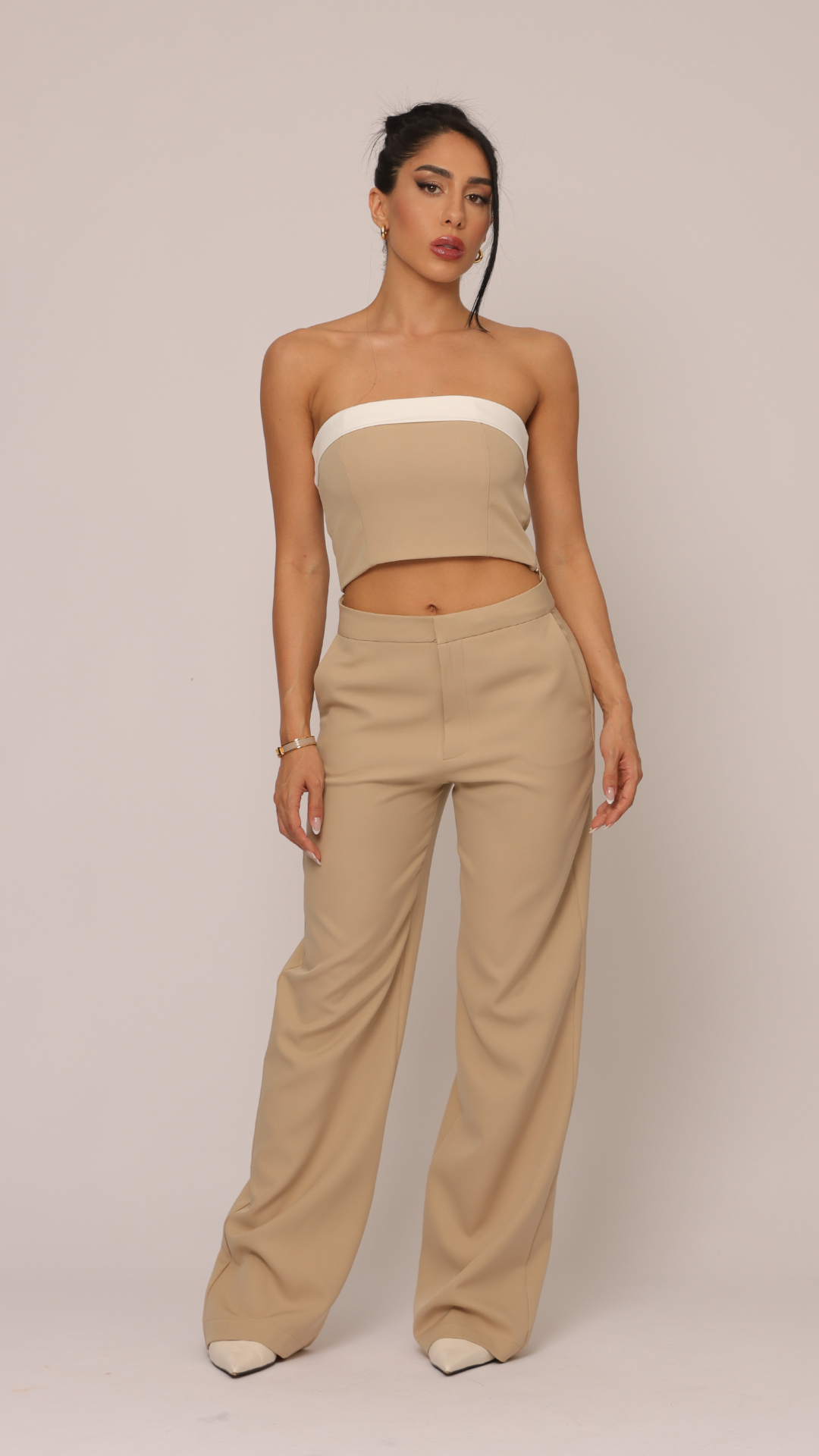 CALÇA ALFAIATARIA ROME BEGE