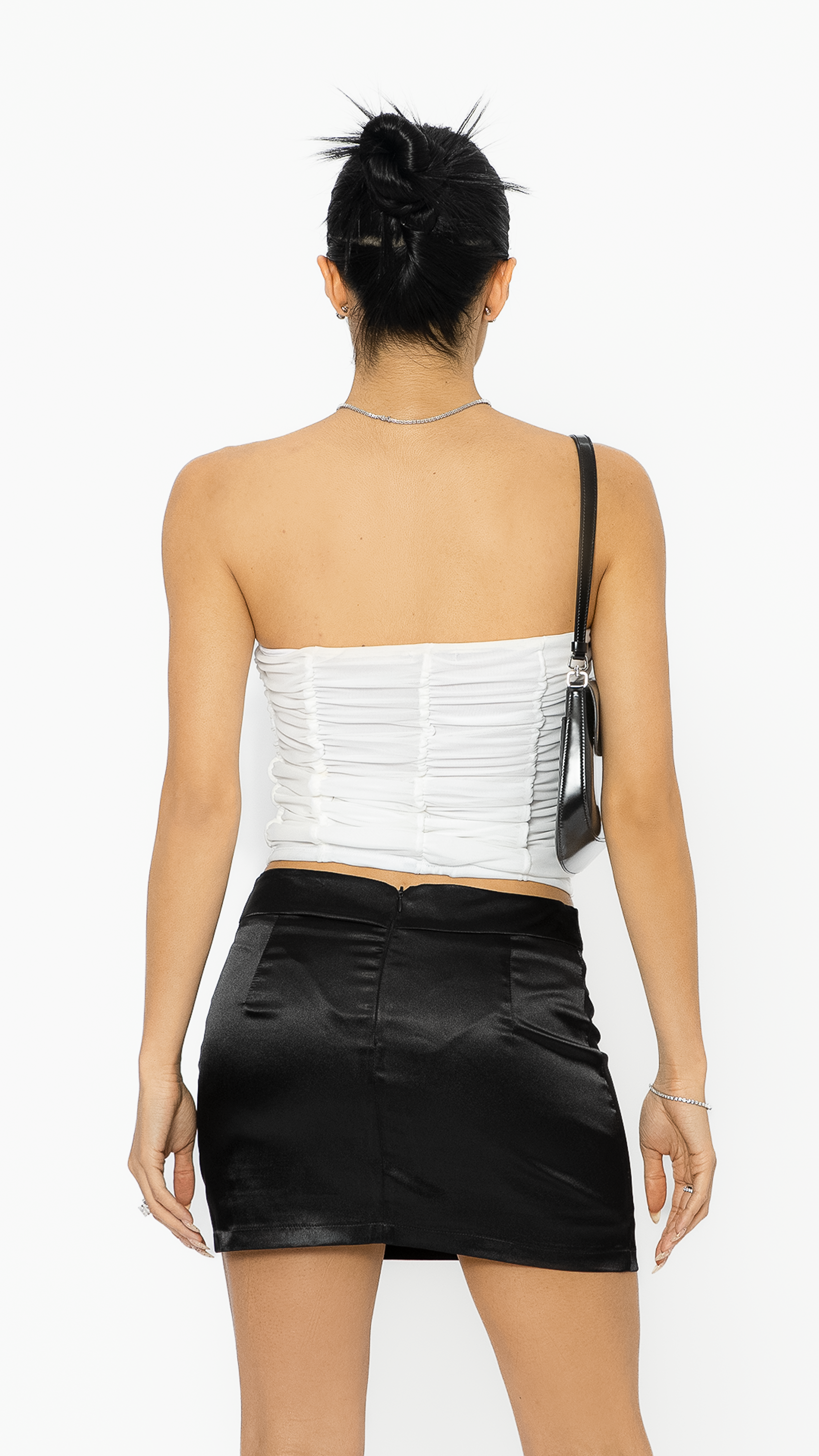 CROPPED TULE BRANCO