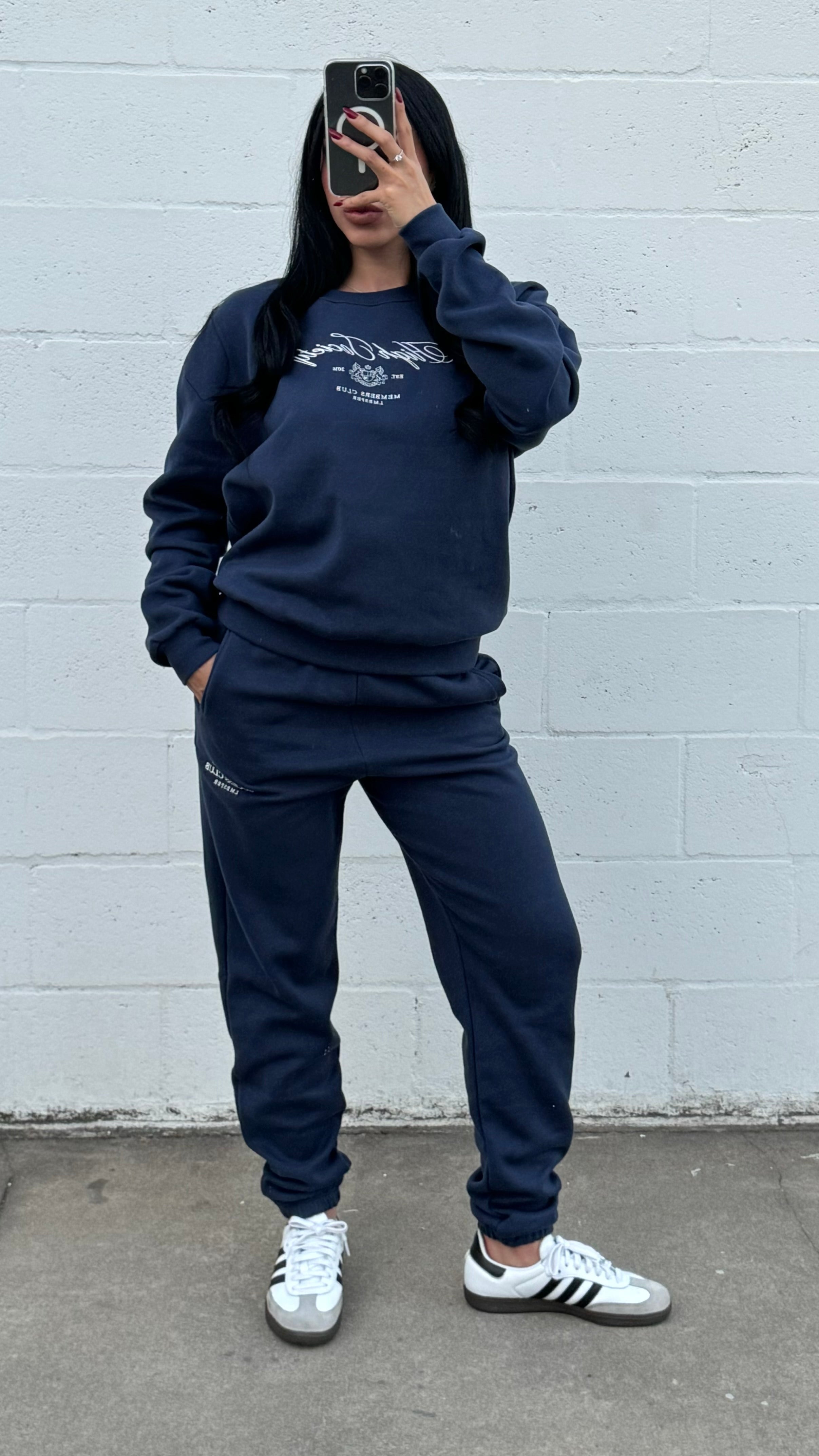 CALÇA MOLETOM MARINHO