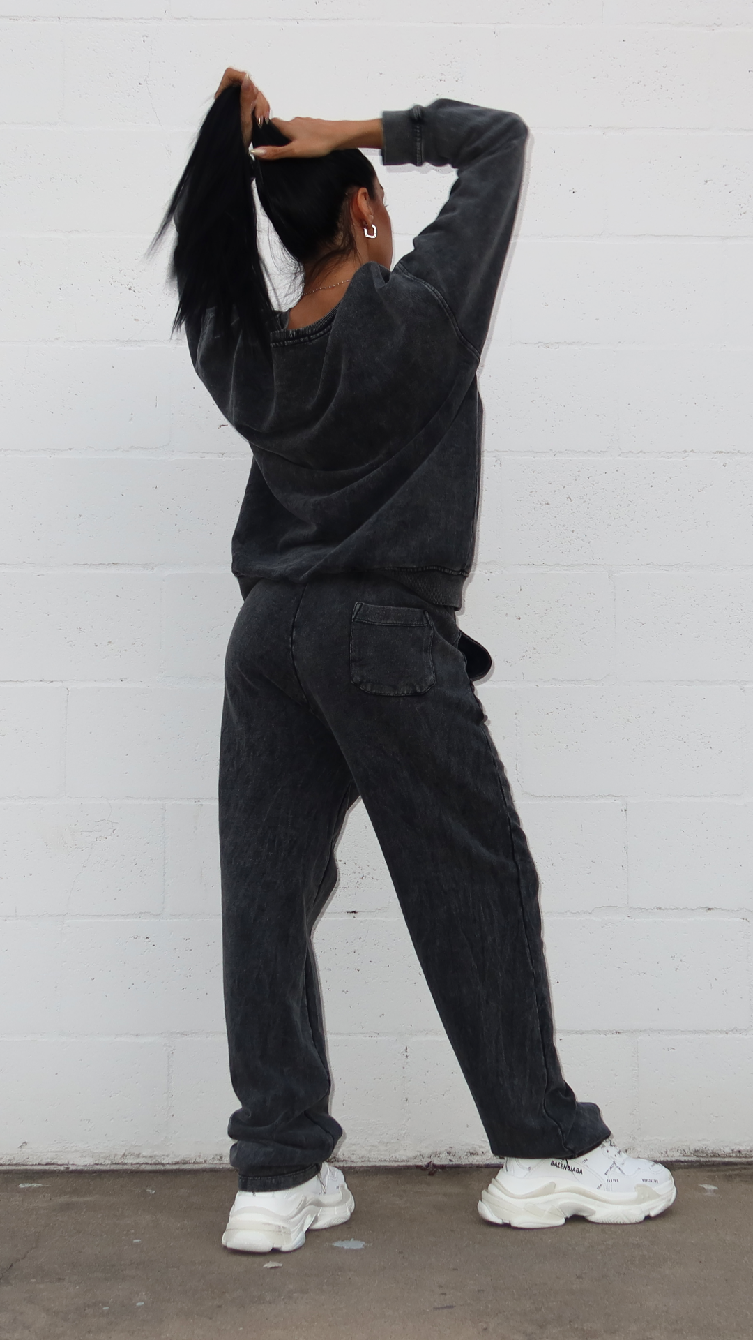 CALÇA MOLETOM MARMORIZADA