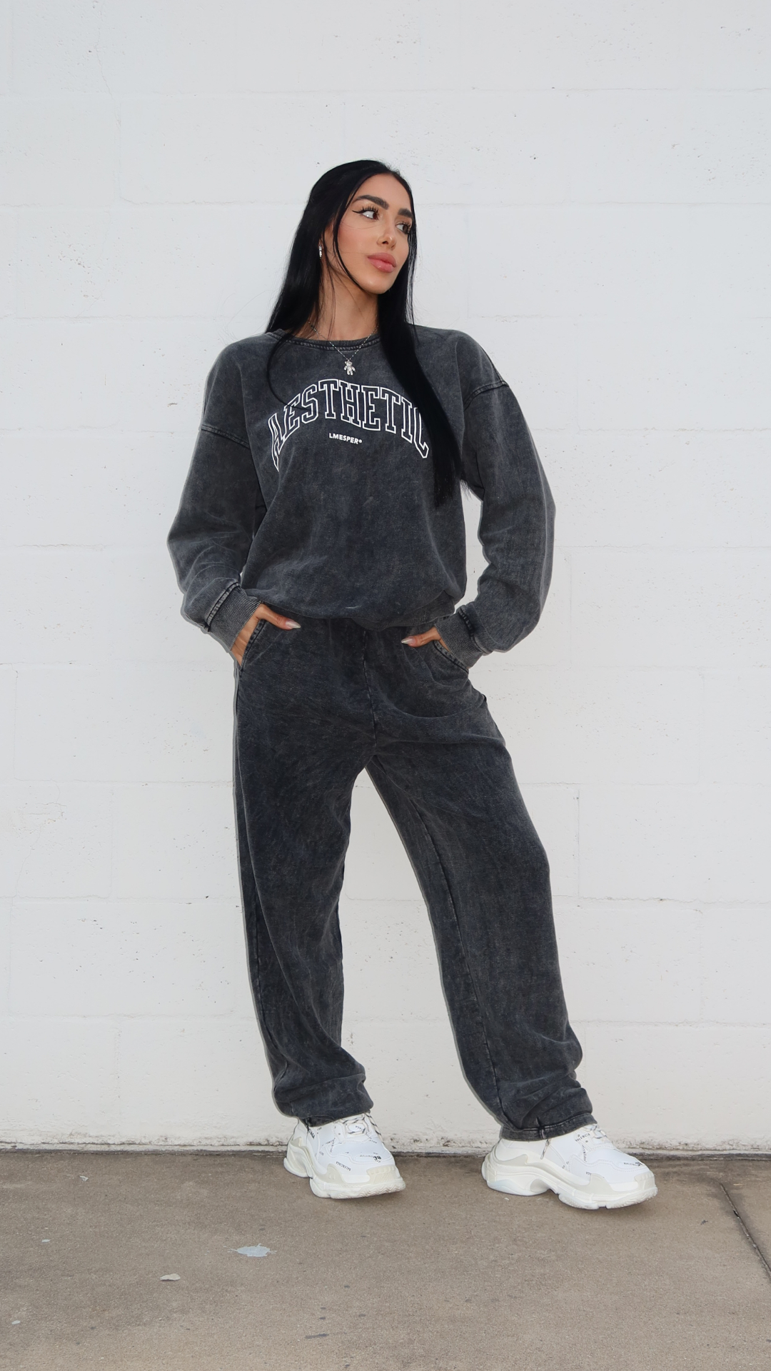 CALÇA MOLETOM MARMORIZADA