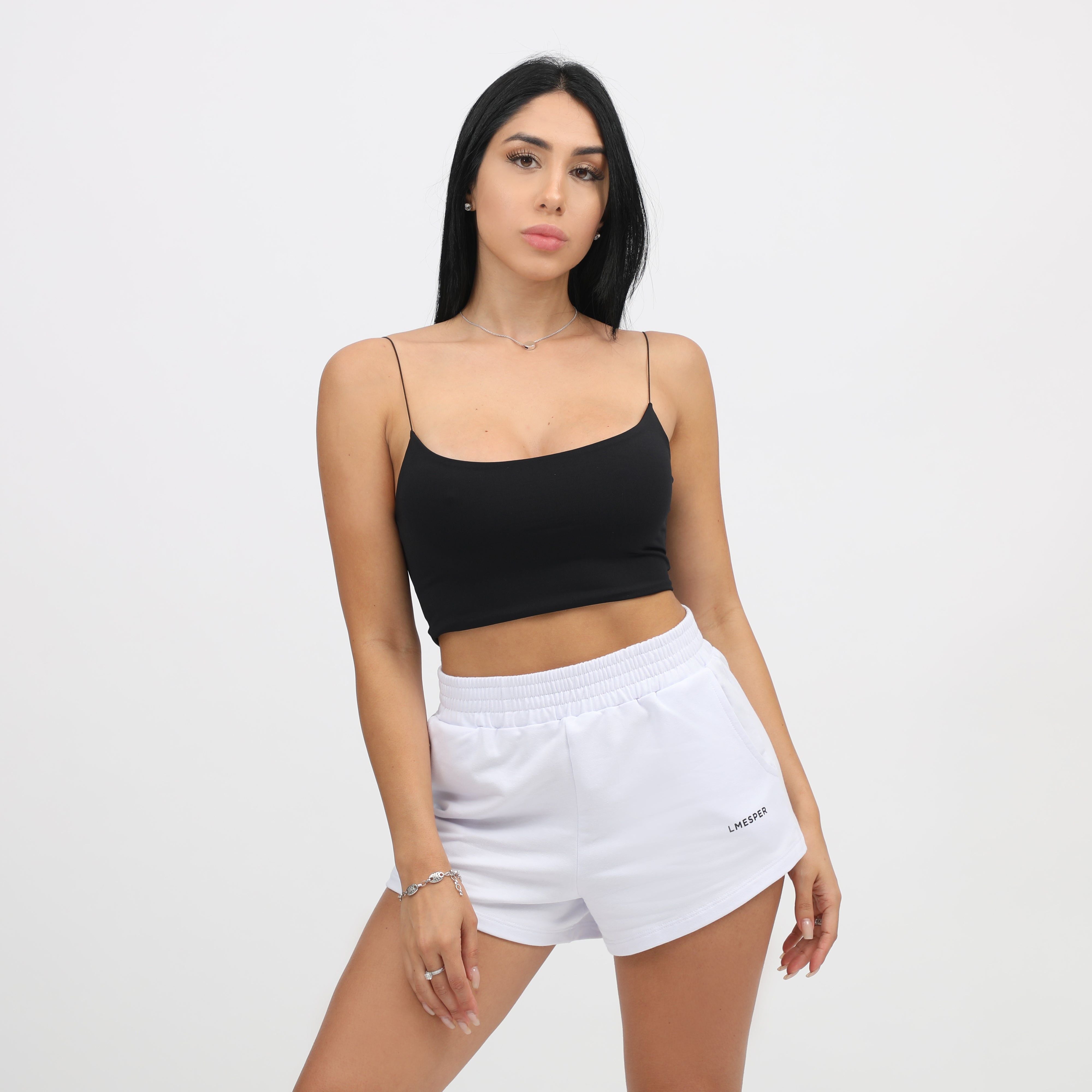 SHORTS ESSENTIAL BRANCO