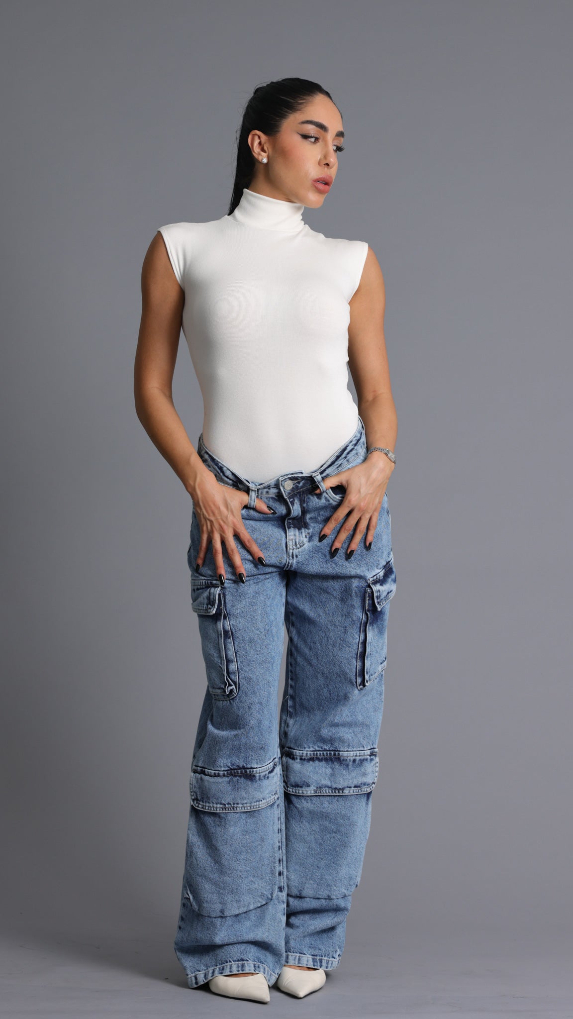 BODY GOLA RIBBED OFF WHITE